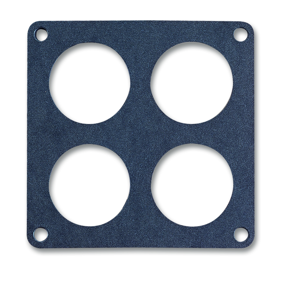 Holley 108-101 - Base Gasket; For Use w/1350-1475 Dominator Carburetor; 1/16 in. Thick; 4 Hole;