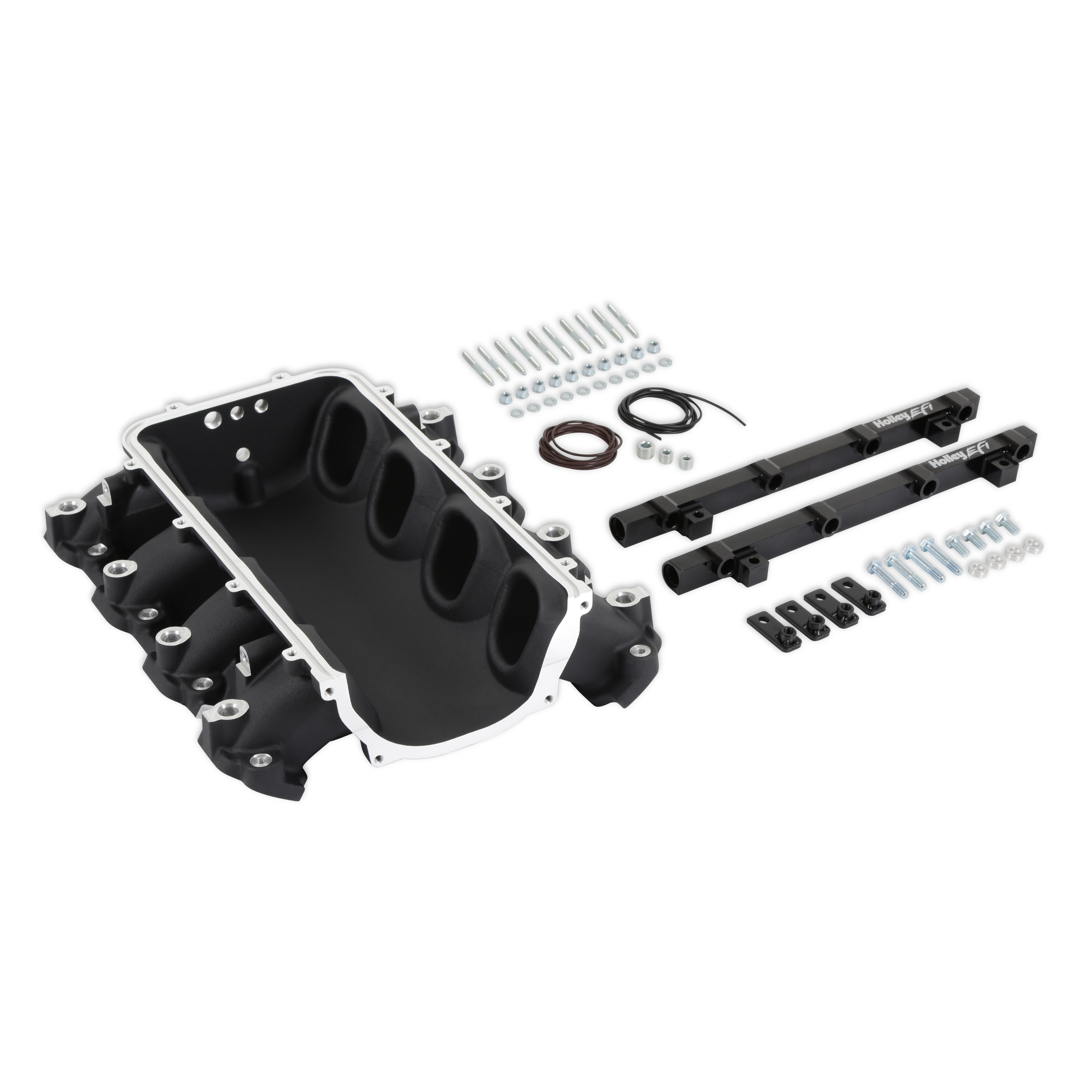 Holley EFI 300-713BK - EFI Ultra Lo-Ram Intake Manifold Base Holley EFI 300-713BK - EFI Ultra Lo-Ram Intake Manifold Base