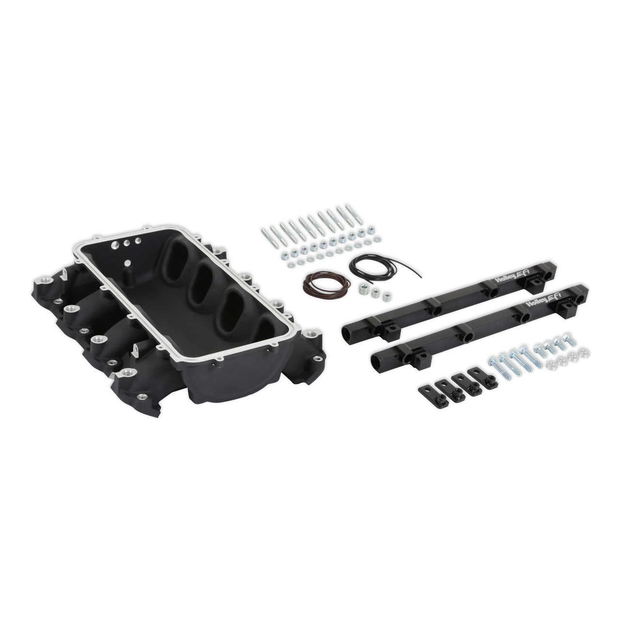 Holley EFI 300-711BK - EFI Lo-Ram Intake Manifold Base
