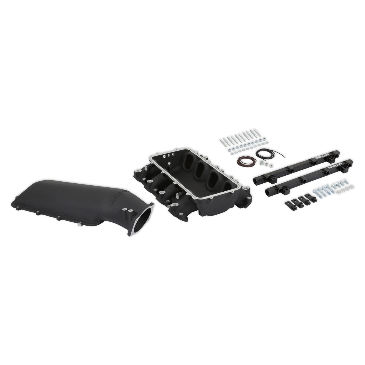 Holley EFI 300-718BK - EFI Lo-Ram Intake Manifold Kit Holley EFI 300-718BK - EFI Lo-Ram Intake Manifold Kit