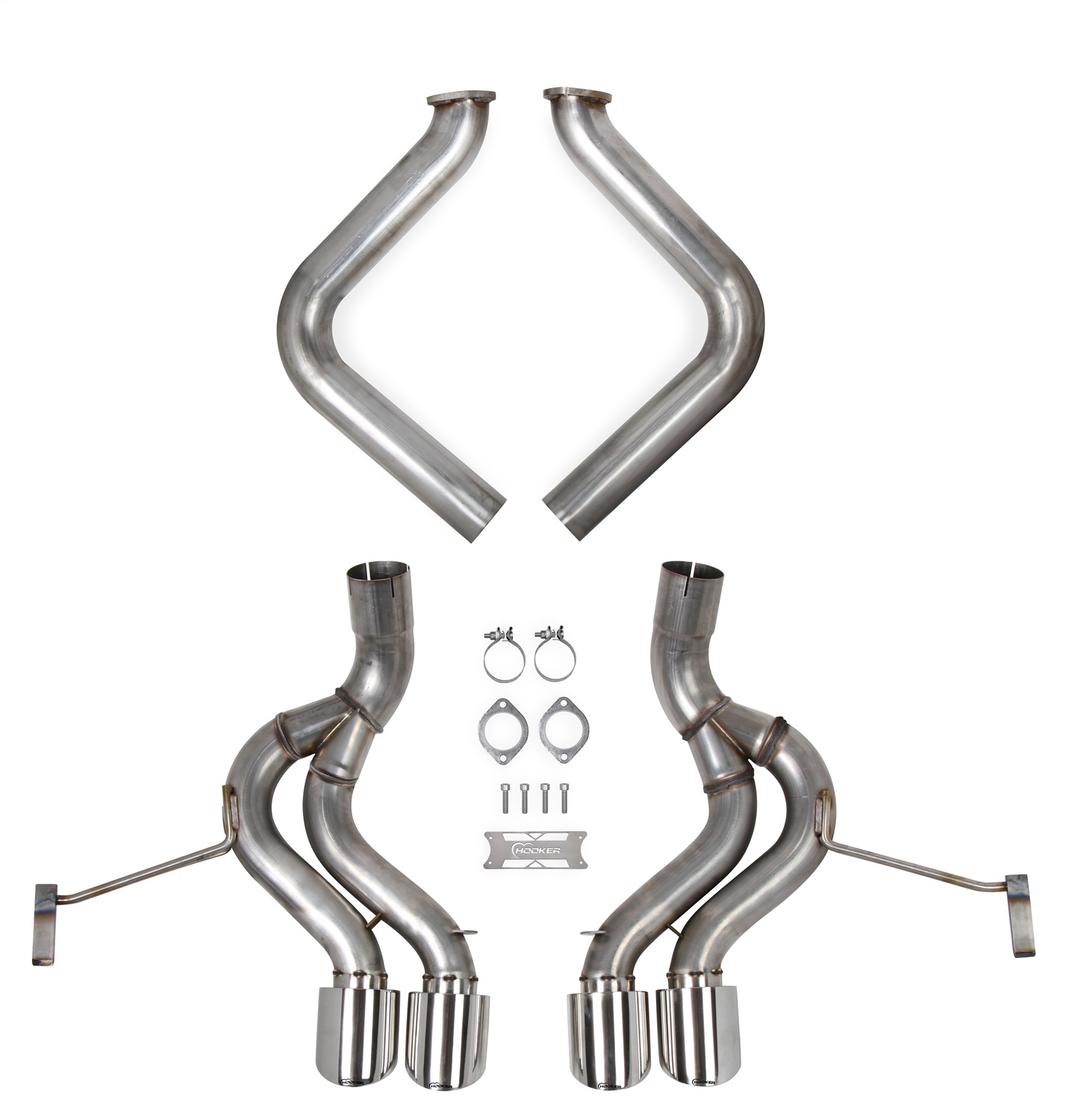 Hooker 70401344-RHKR - Blackheart Axle-Back Exhaust System Hooker 70401344-RHKR - Blackheart Axle-Back Exhaust System