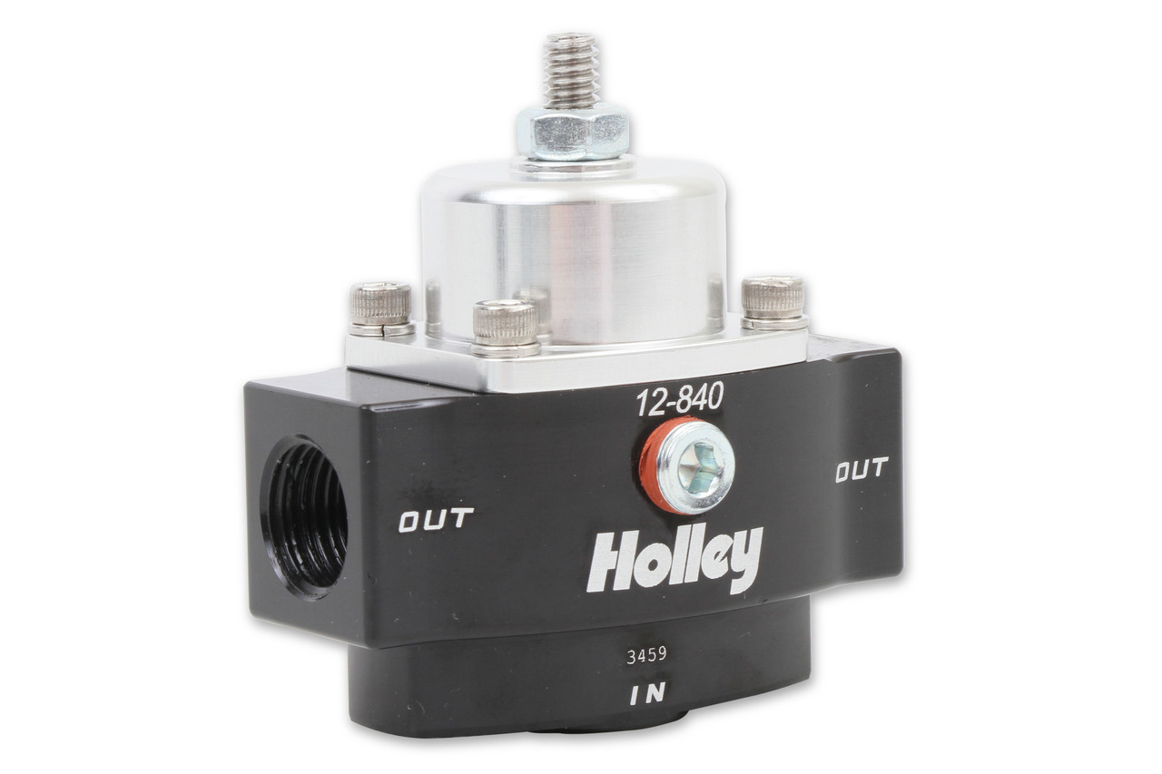 Holley 12-840 - HP Billet Fuel Pressure Regulator Holley 12-840 - HP Billet Fuel Pressure Regulator