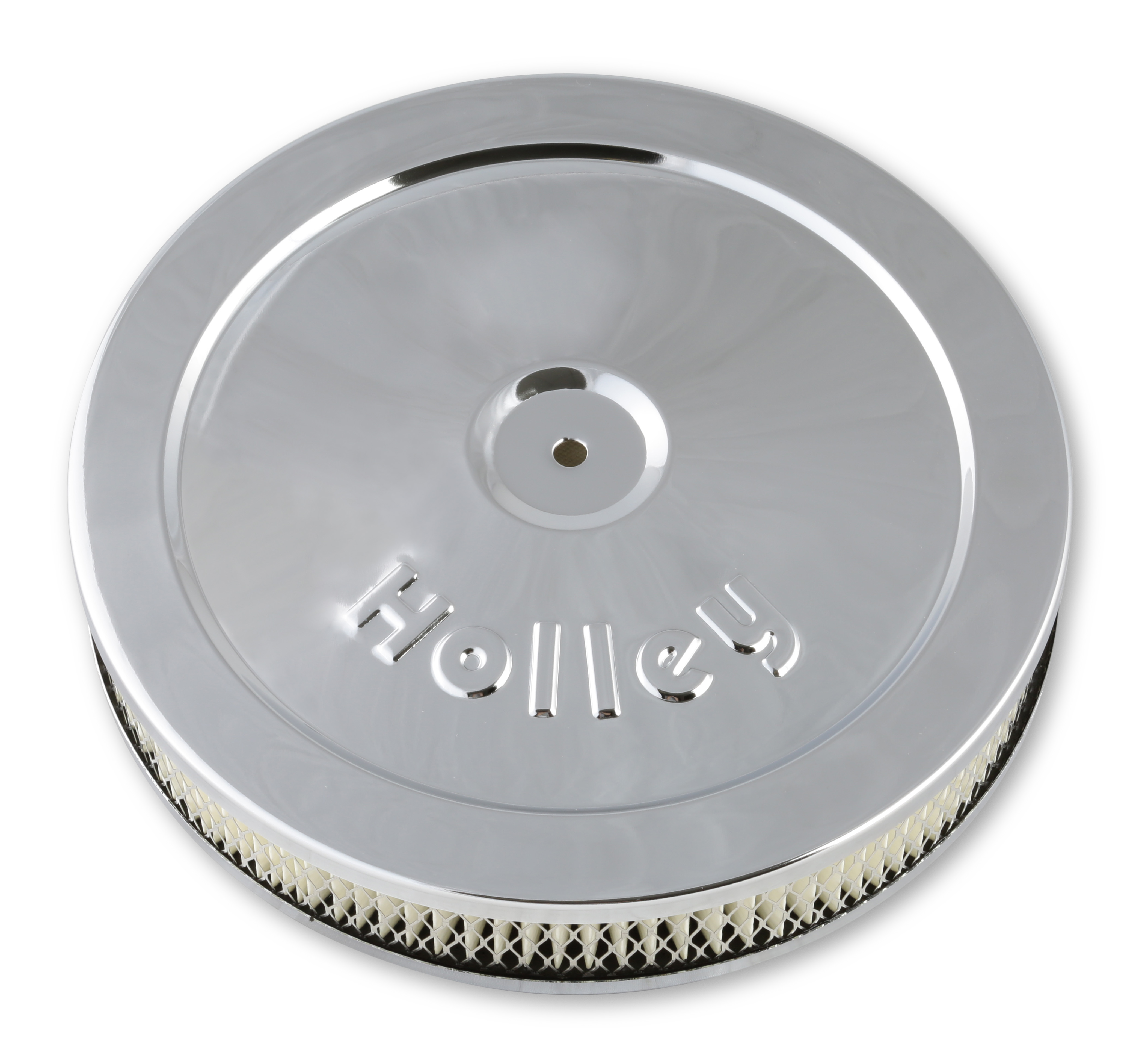 Holley 120-145 - Chrome Round Air Cleaner Holley 120-145 - Chrome Round Air Cleaner