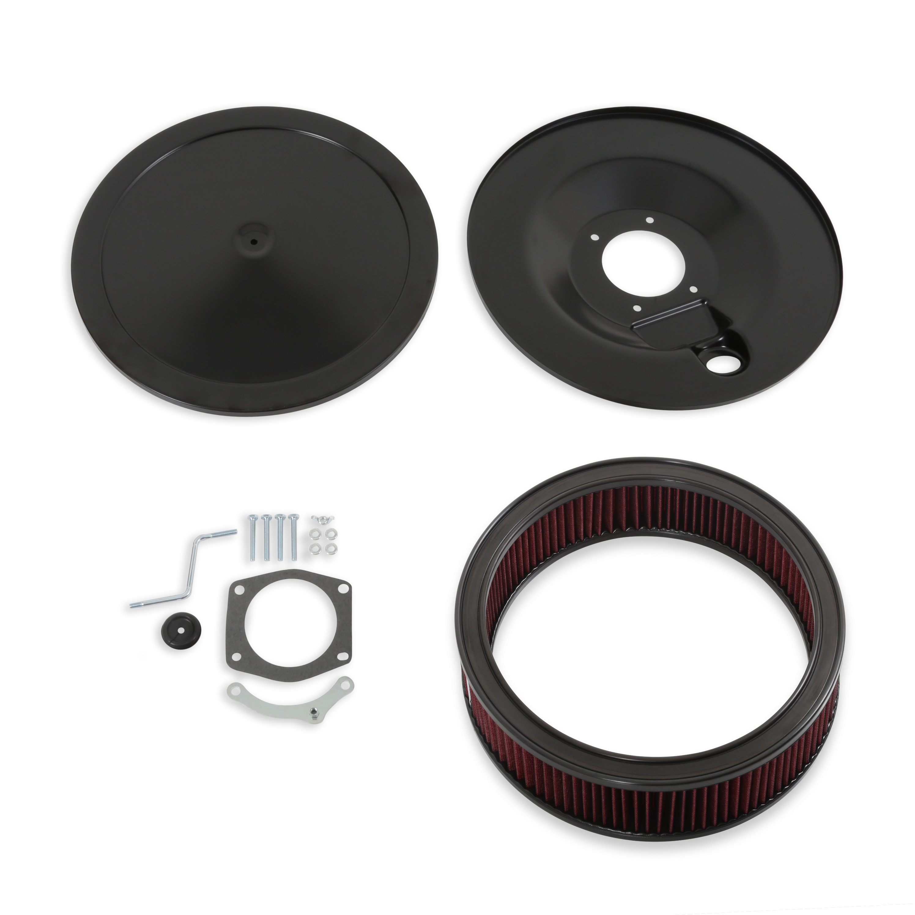Holley 120-501 - RetroFilter Drive-By-Wire Air Cleaner - 16-Inch Diameter - Black