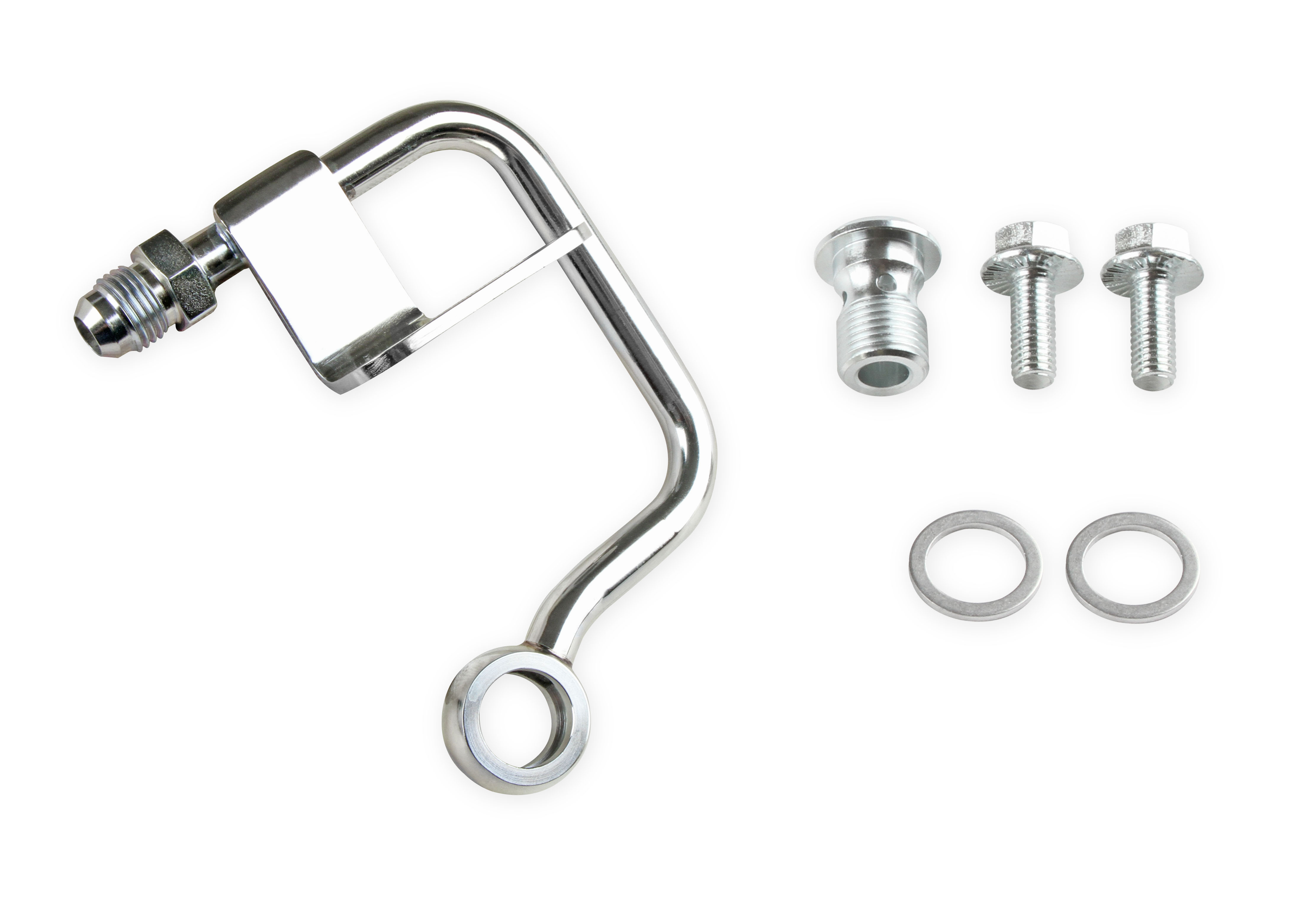 Holley 198-203 - Power Steering Hardline for Type II pumps Holley 198-203 - Power Steering Hardline for Type II pumps