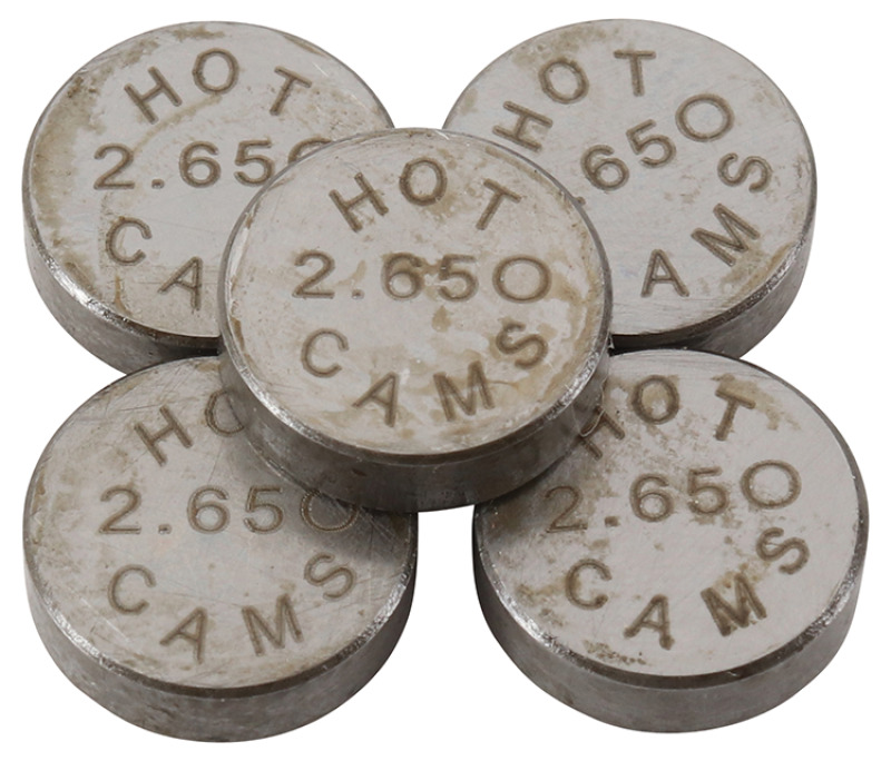 Hot Cams 5PK948265 - Shim Kits 2.650mm Thickness - 5 Pack Hot Cams 5PK948265 - Shim Kits 2.650mm Thickness - 5 Pack