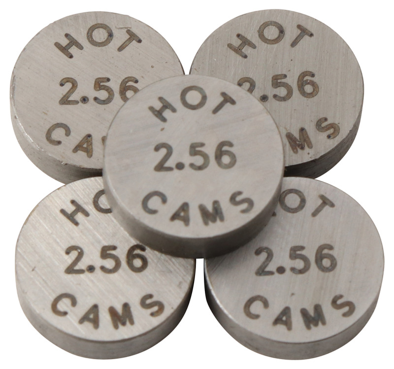 Hot Cams 5PK890256 - Shim Kits 2.560mm Thickness - 5 Pack Hot Cams 5PK890256 - Shim Kits 2.560mm Thickness - 5 Pack