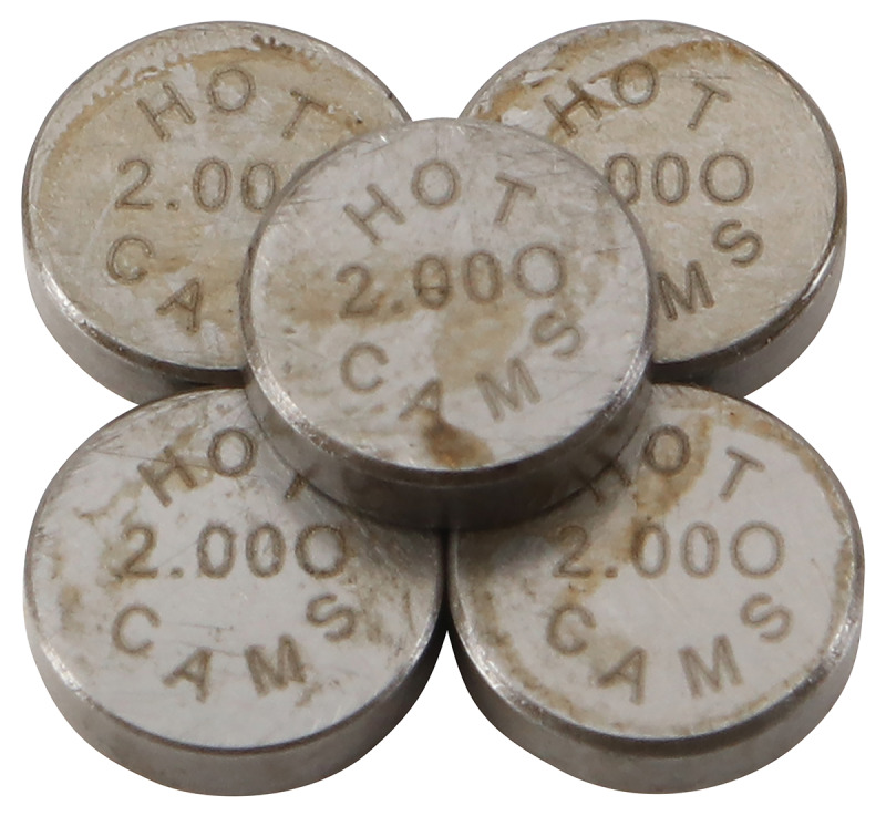 Hot Cams 5PK748200 - 08-13 Yamaha WR 250 R Dual Sport 250cc 2.00mm Shim Kit - 5 Pack Hot Cams 5PK748200 - 08-13 Yamaha WR 250 R Dual Sport 250cc 2.00mm Shim Kit - 5 Pack