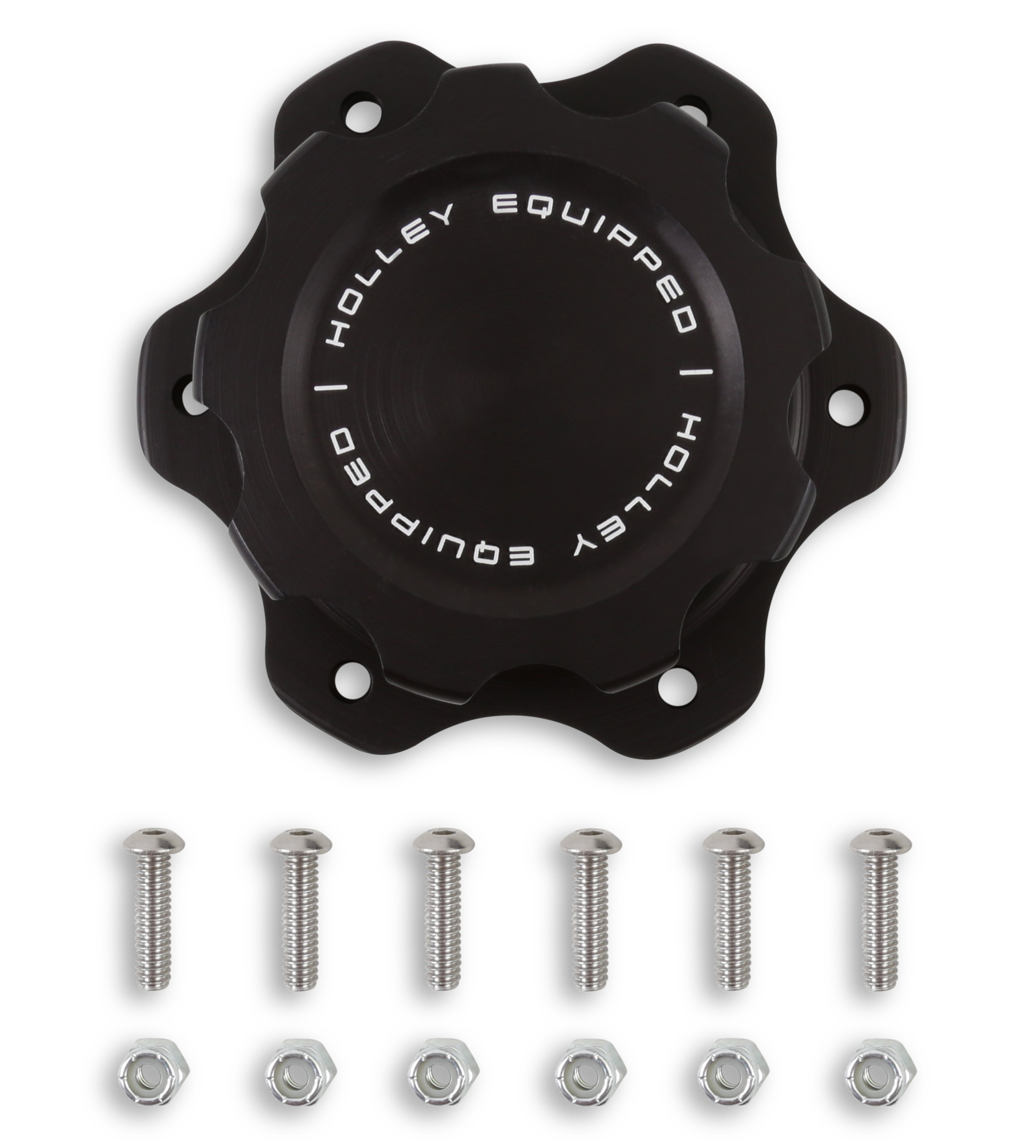 Holley 241-226 - Equipped Billet Fuel Cell Cap Holley 241-226 - Equipped Billet Fuel Cell Cap