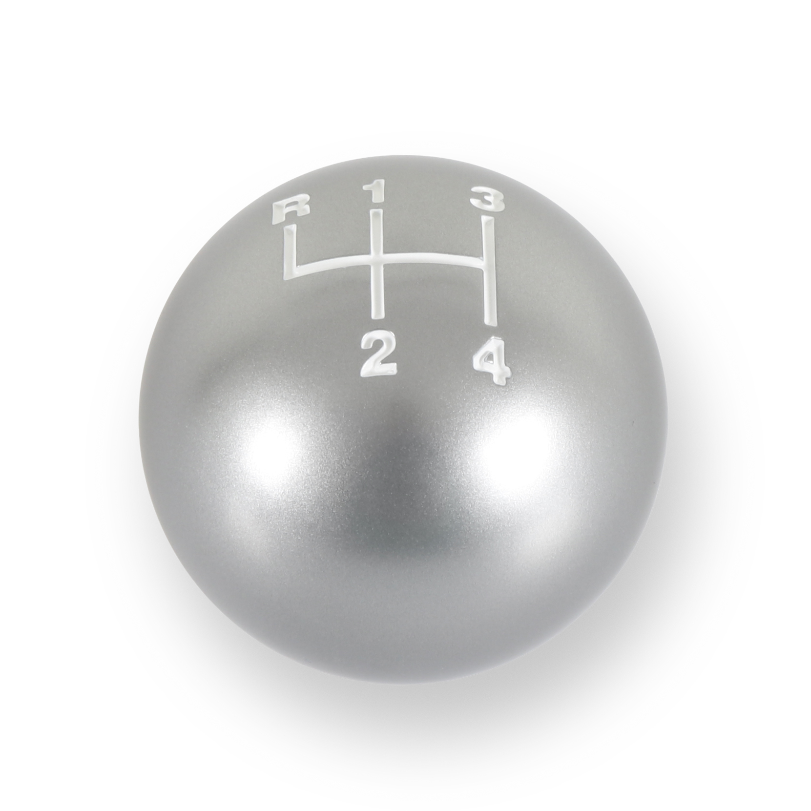 Hurst 163453HST - ABS Shift Knob - 4-Speed Pattern - Matte Grey