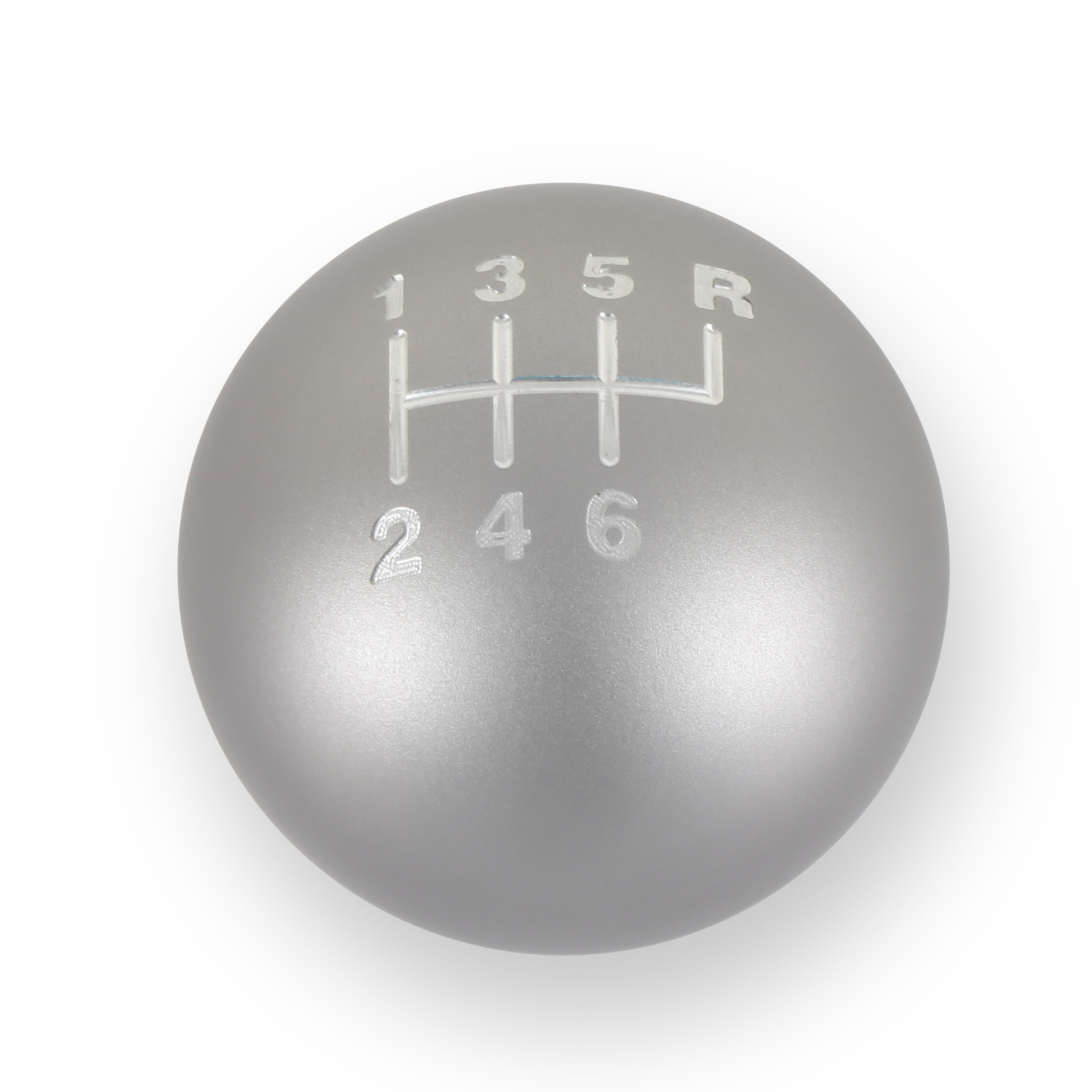 Hurst 163653HST - ABS Shift Knob - 6-Speed Pattern - Matte Grey