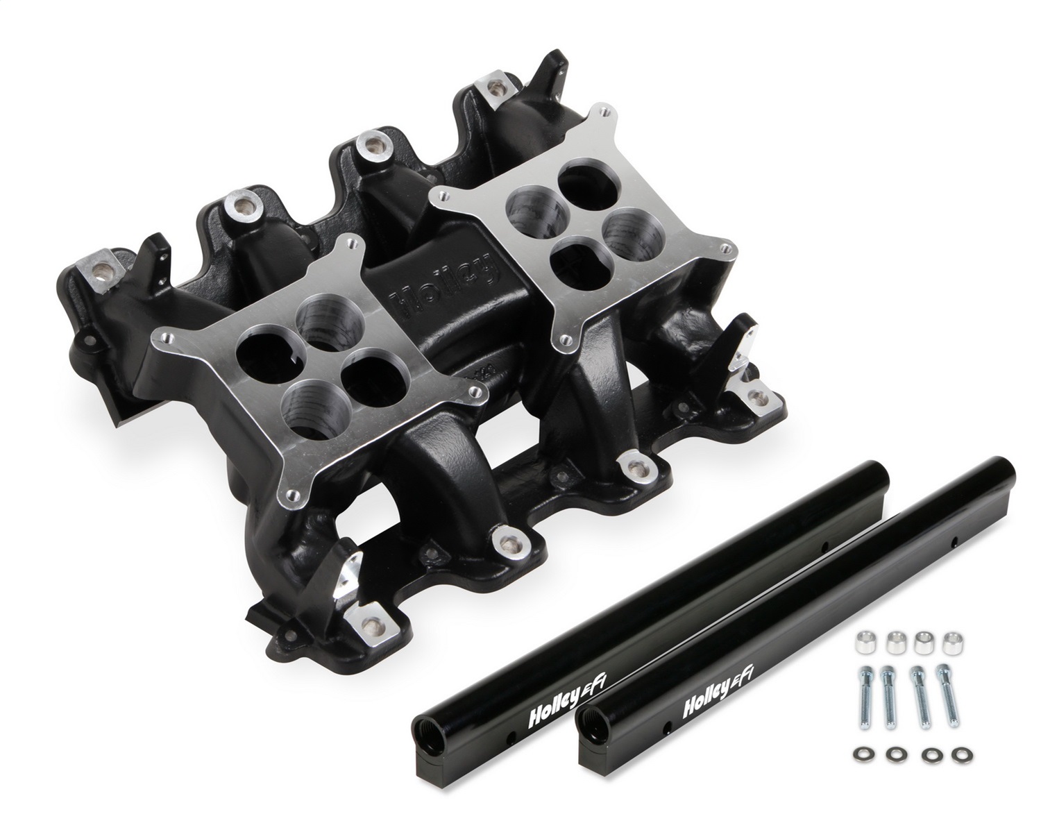 Holley 300-121BK - Hi-Ram Intake Manifold