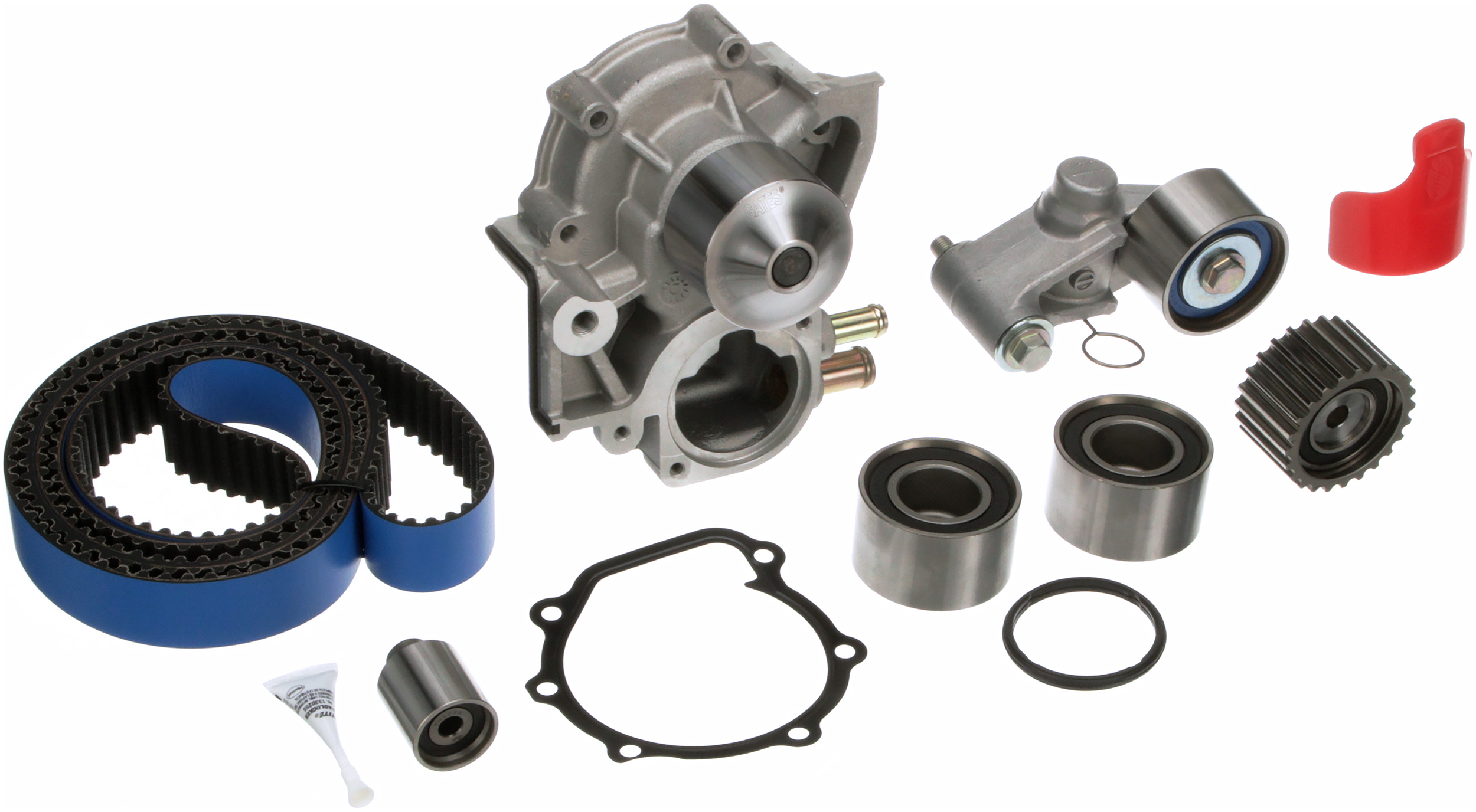 Gates TCKWP328CRB - 08-12 Forester/Impreza Perf Racing Timing Belt Component Kit w/ Water Pump Gates TCKWP328CRB - 08-12 Forester/Impreza Perf Racing Timing Belt Component Kit w/ Water Pump