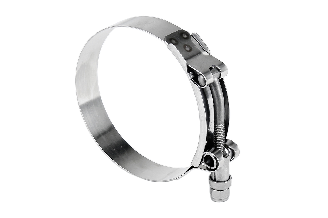HPS Performance 316-SSTC-210-218 - 100% Marine Grade Stainless Steel T-Bolt Hose Clamp,Size #236,Range:8.25"- 8.56"