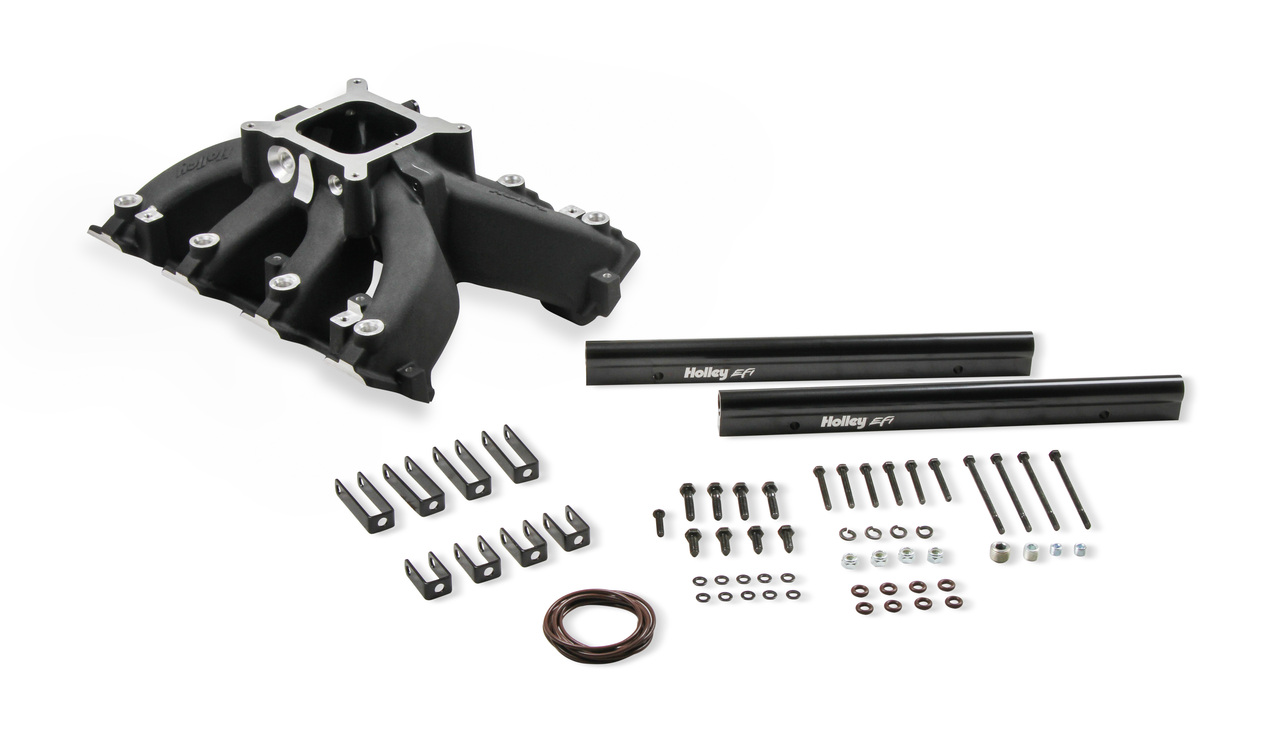 Holley 300-290BK - Single Plane EFI Split-Design Race Intake Manifold- GM LS3/L92- Black Holley 300-290BK - Single Plane EFI Split-Design Race Intake Manifold- GM LS3/L92- Black