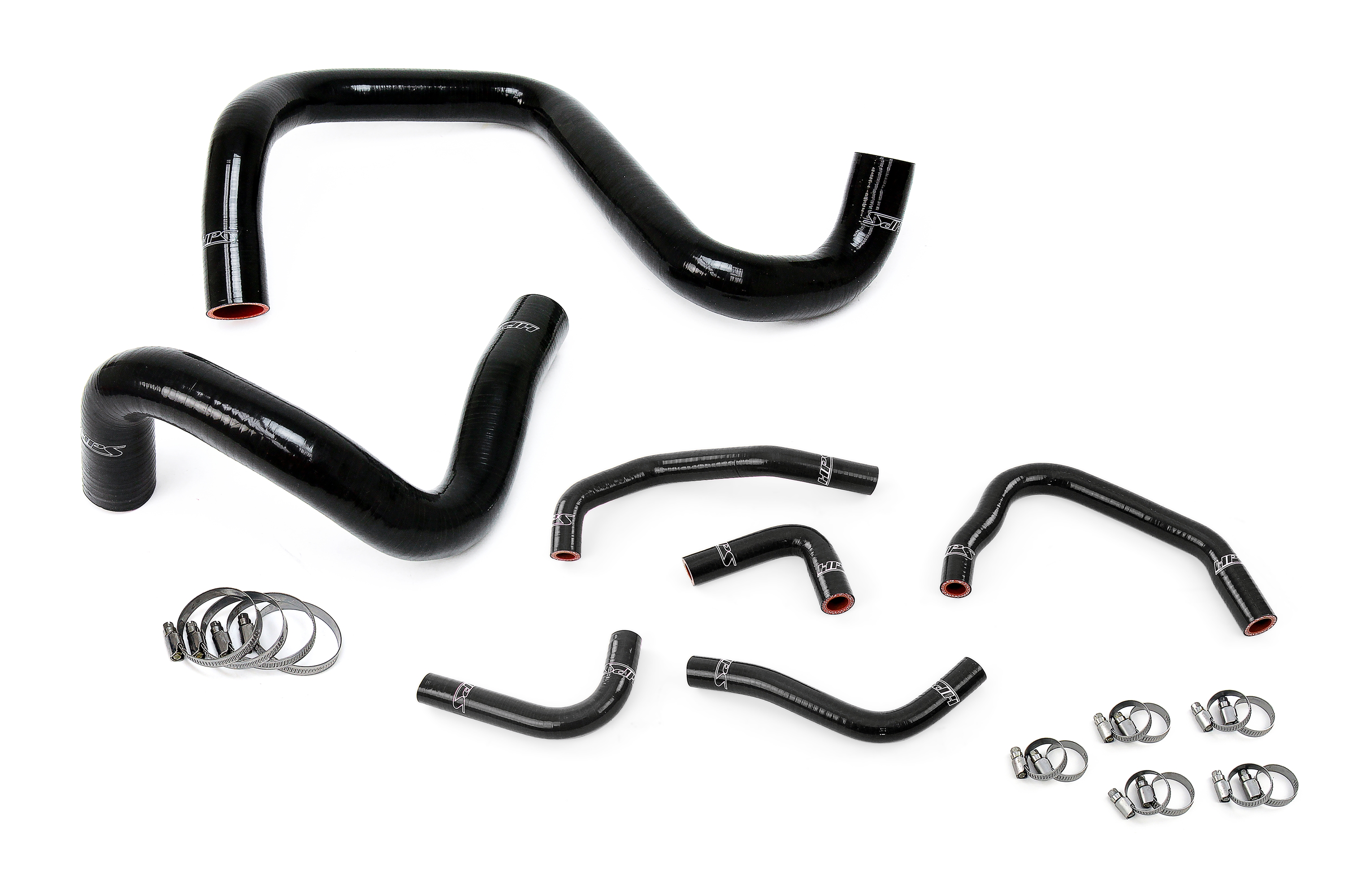 HPS Performance 57-1285-BLK - High Temp 3-ply Reinforced Silicone,Replace Rubber Radiator Heater Coolant Hoses