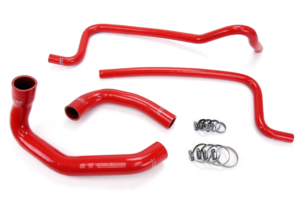 HPS Performance 57-1292-RED - High Temp 3-ply Reinforced Silicone,Replace Rubber Radiator Heater Coolant Hoses