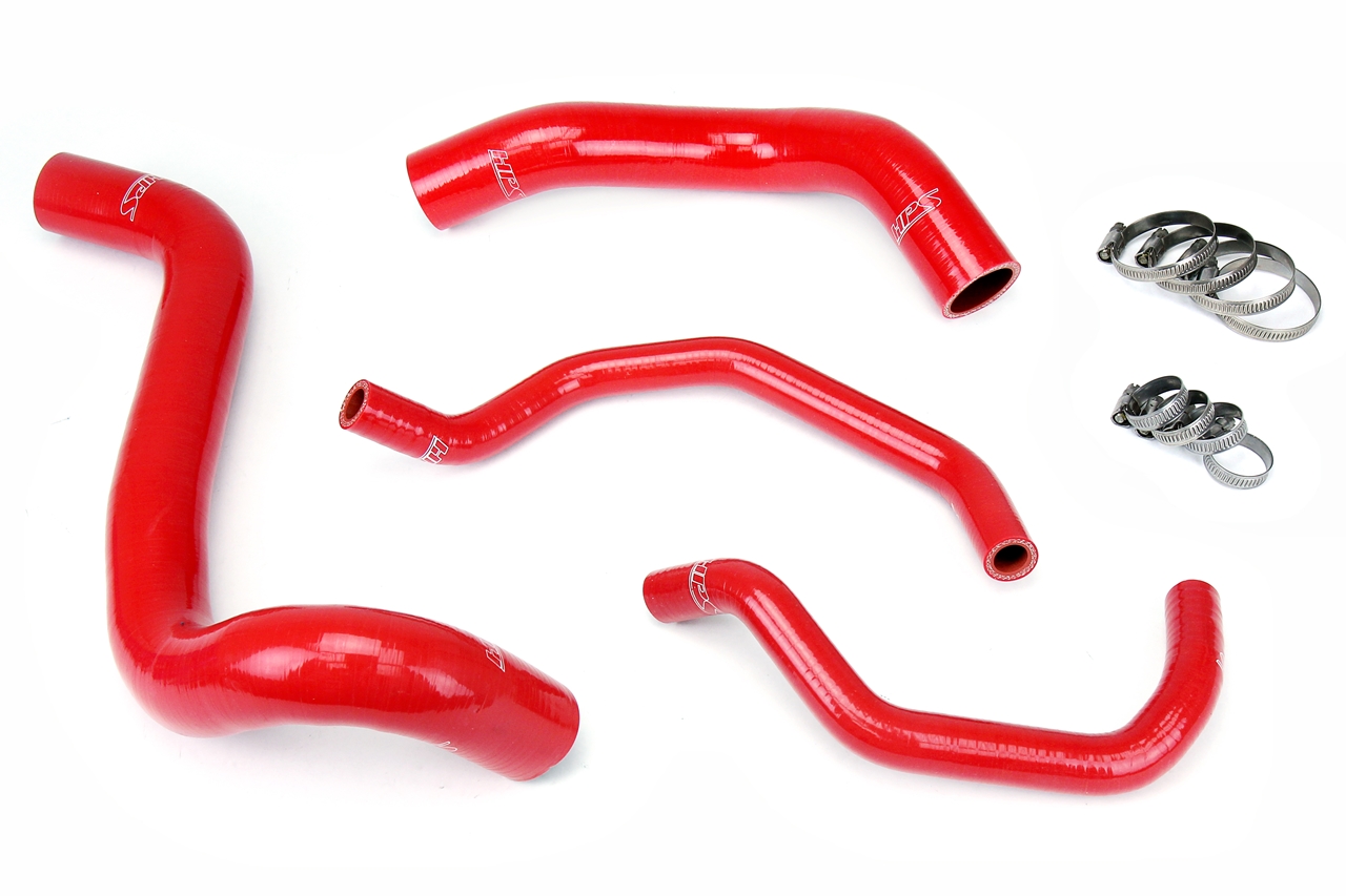 HPS Performance 57-1426-RED - High Temp 3-ply Reinforced Silicone,Replace Rubber Radiator Heater Coolant Hoses