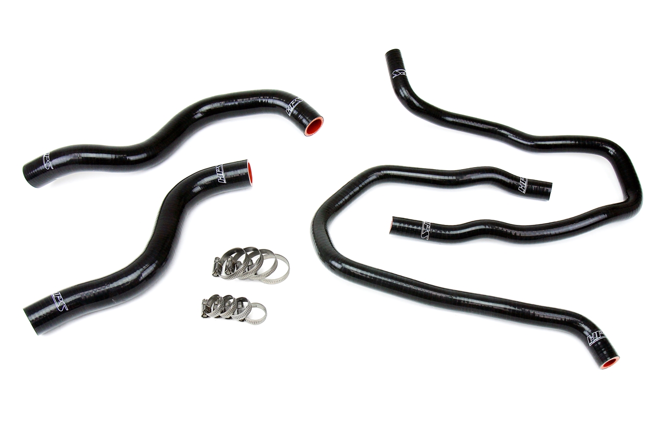 HPS Performance 57-1387-BLK - High Temp 3-ply Reinforced Silicone,Replace Rubber Radiator Heater Coolant Hoses