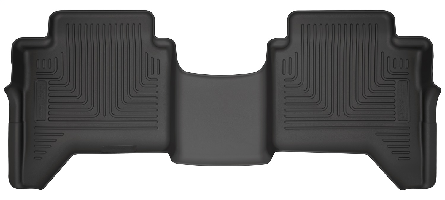 Husky Liners 14411 - 2019 Ford Ranger SuperCrew WeatherBeater 2nd Row Black Floor Liners