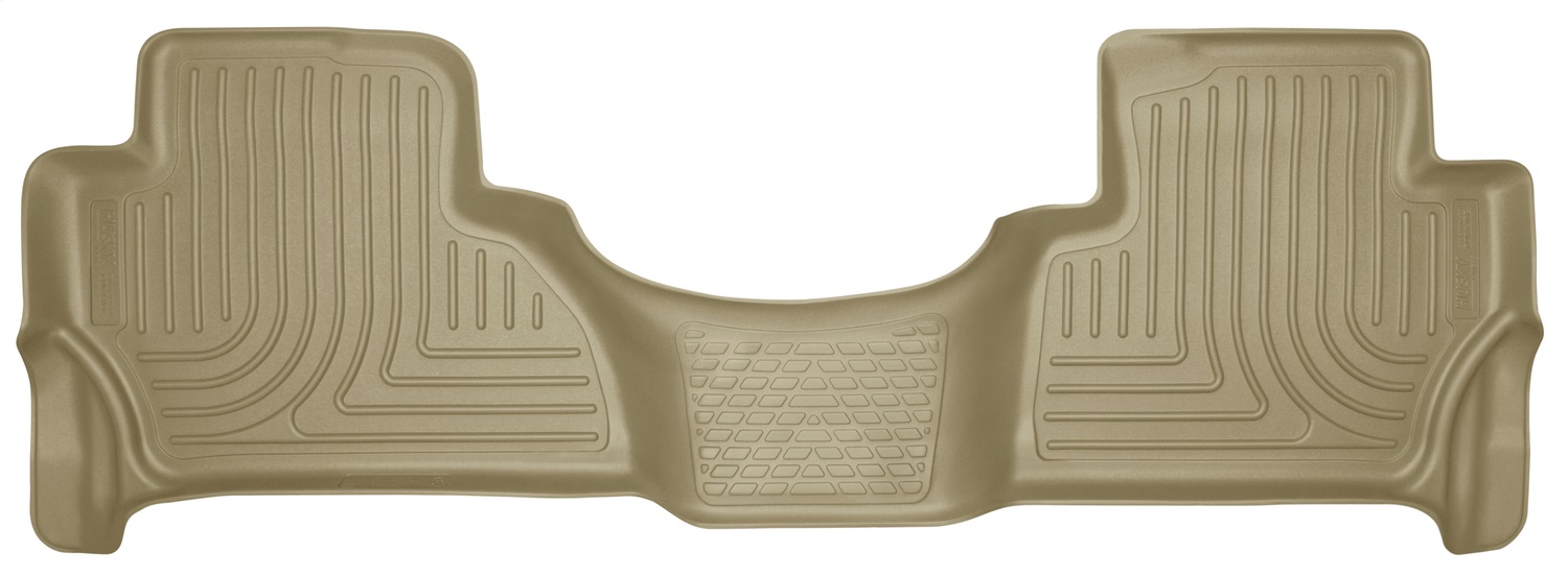Husky Liners 14113 - 15-18 Cadillac Escalade WeatherBeater 2rd Row Tan Floor Liner