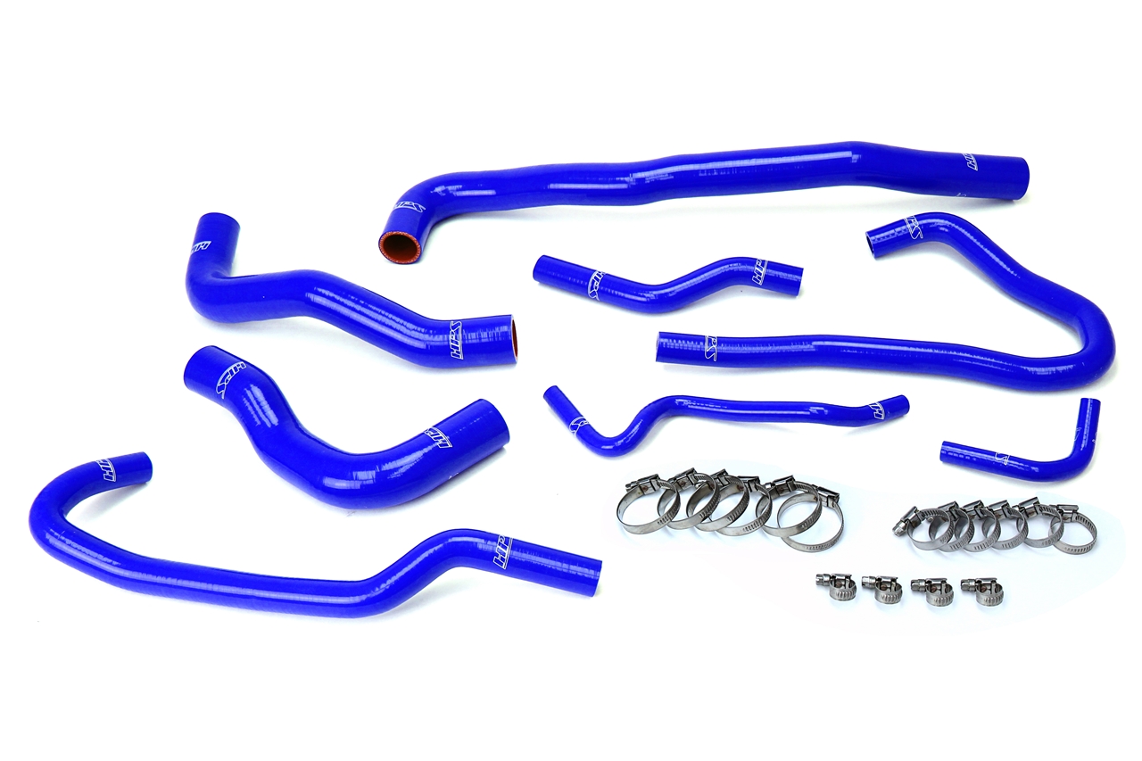 HPS Performance 57-1546-BLUE - High Temp 3-ply Reinforced Silicone,Replace Rubber Radiator Heater Coolant Hoses
