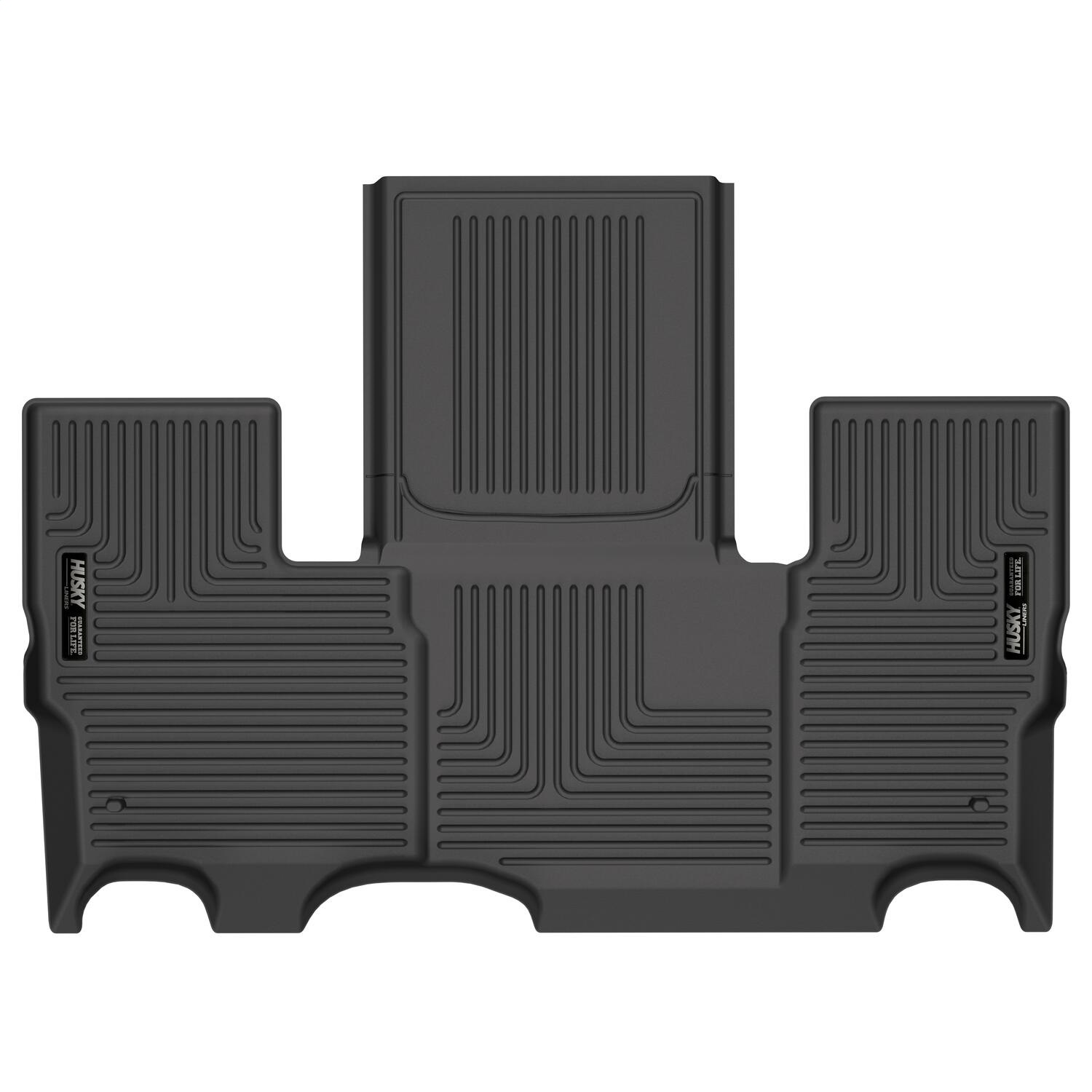Husky Liners 14181 - 2022 Jeep Grand Wagoneer WeatherBeater 2nd Seat Black Floor Liners Husky Liners 14181 - 2022 Jeep Grand Wagoneer WeatherBeater 2nd Seat Black Floor Liners