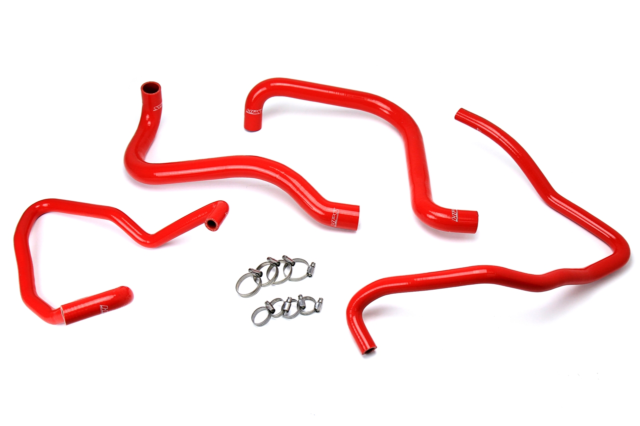 HPS Performance 57-1589-RED - High Temp 3-ply Reinforced Silicone,Replace Rubber Radiator Heater Coolant Hoses