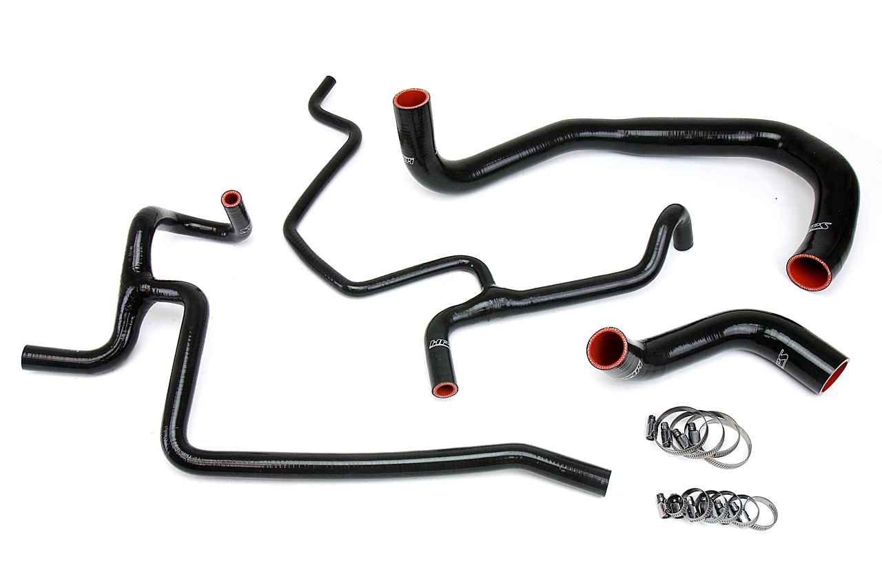 HPS Performance 57-1645-BLK - High Temp 3-ply Reinforced Silicone,Replace Rubber Radiator Heater Coolant Hoses