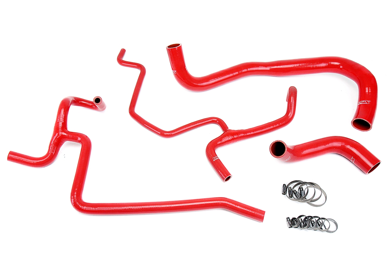 HPS Performance 57-1645-RED - High Temp 3-ply Reinforced Silicone,Replace Rubber Radiator Heater Coolant Hoses