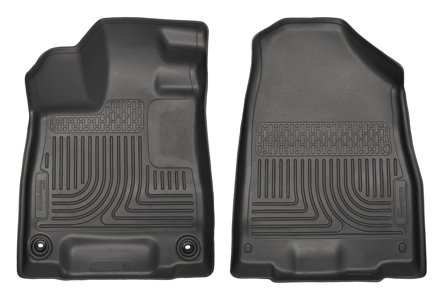 Husky Liners 18401 - 2014 Acura MDX All Models Weatherbeater Black Front Floor Liners Husky Liners 18401 - 2014 Acura MDX All Models Weatherbeater Black Front Floor Liners
