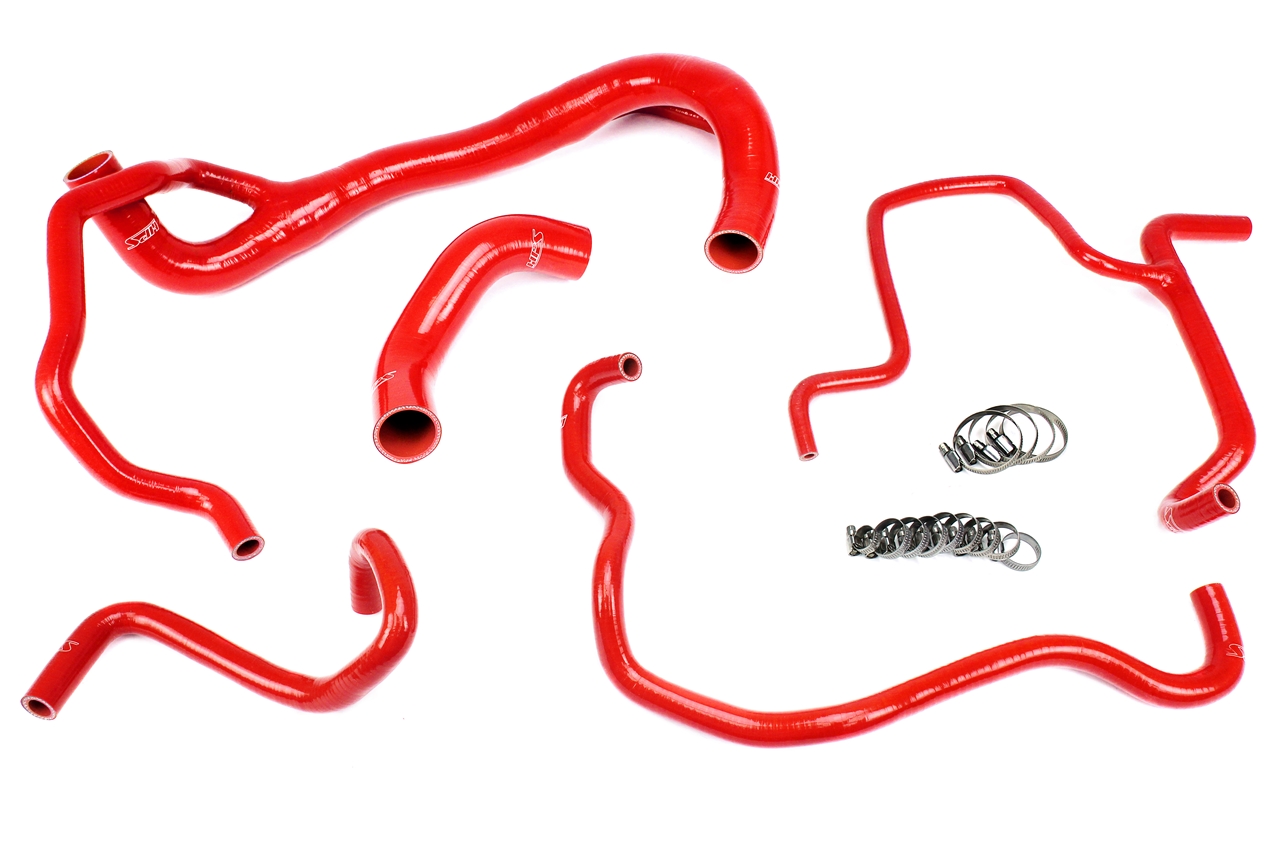 HPS Performance 57-1675-RED - High Temp 3-ply Reinforced Silicone,Replace Rubber Radiator Heater Coolant Hoses