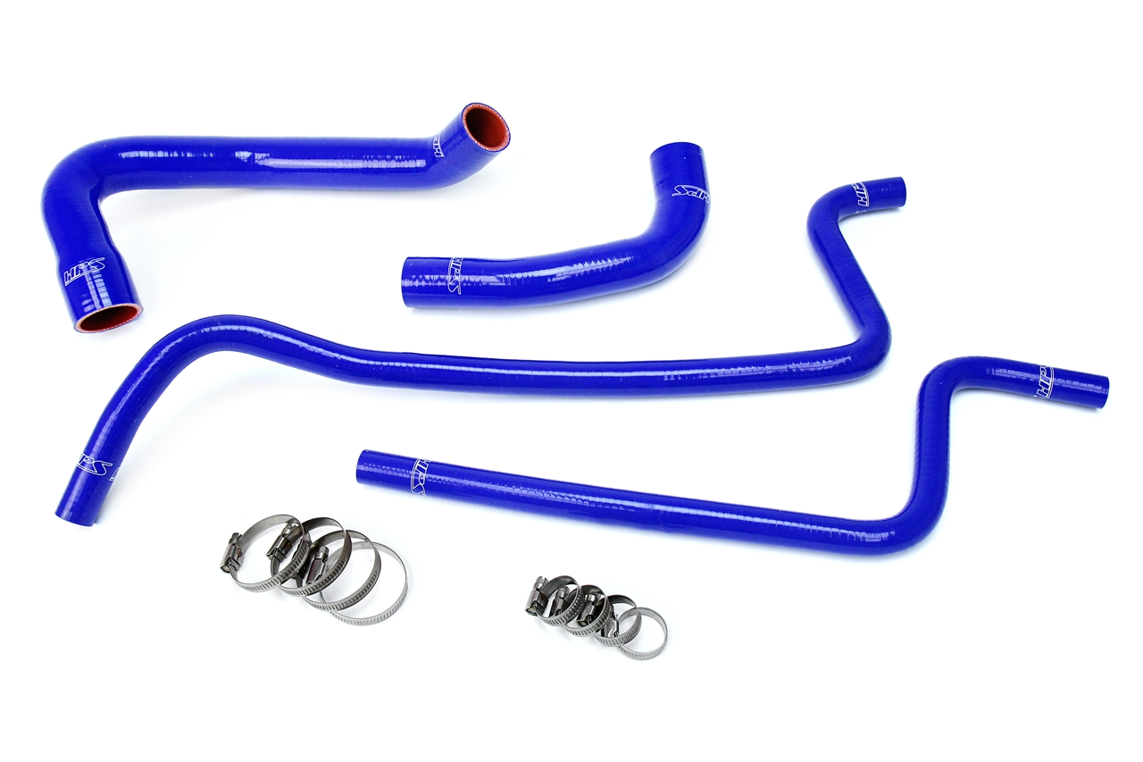 HPS Performance 57-1689-BLUE - High Temp 3-ply Reinforced Silicone,Replace Rubber Radiator Heater Coolant Hoses