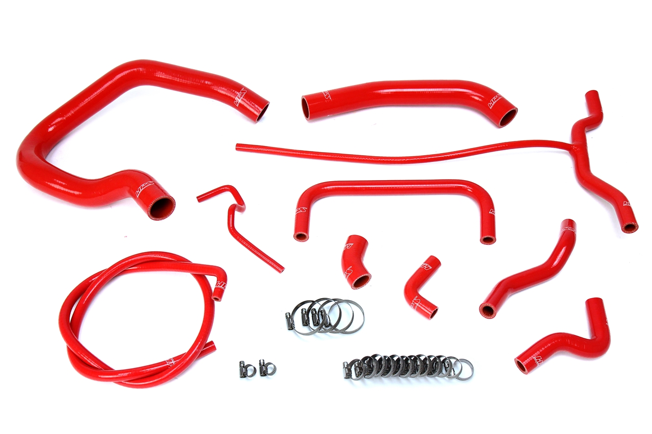 HPS Performance 57-1661-RED - High Temp 3-ply Reinforced Silicone,Replace Rubber Radiator Heater Coolant Hoses