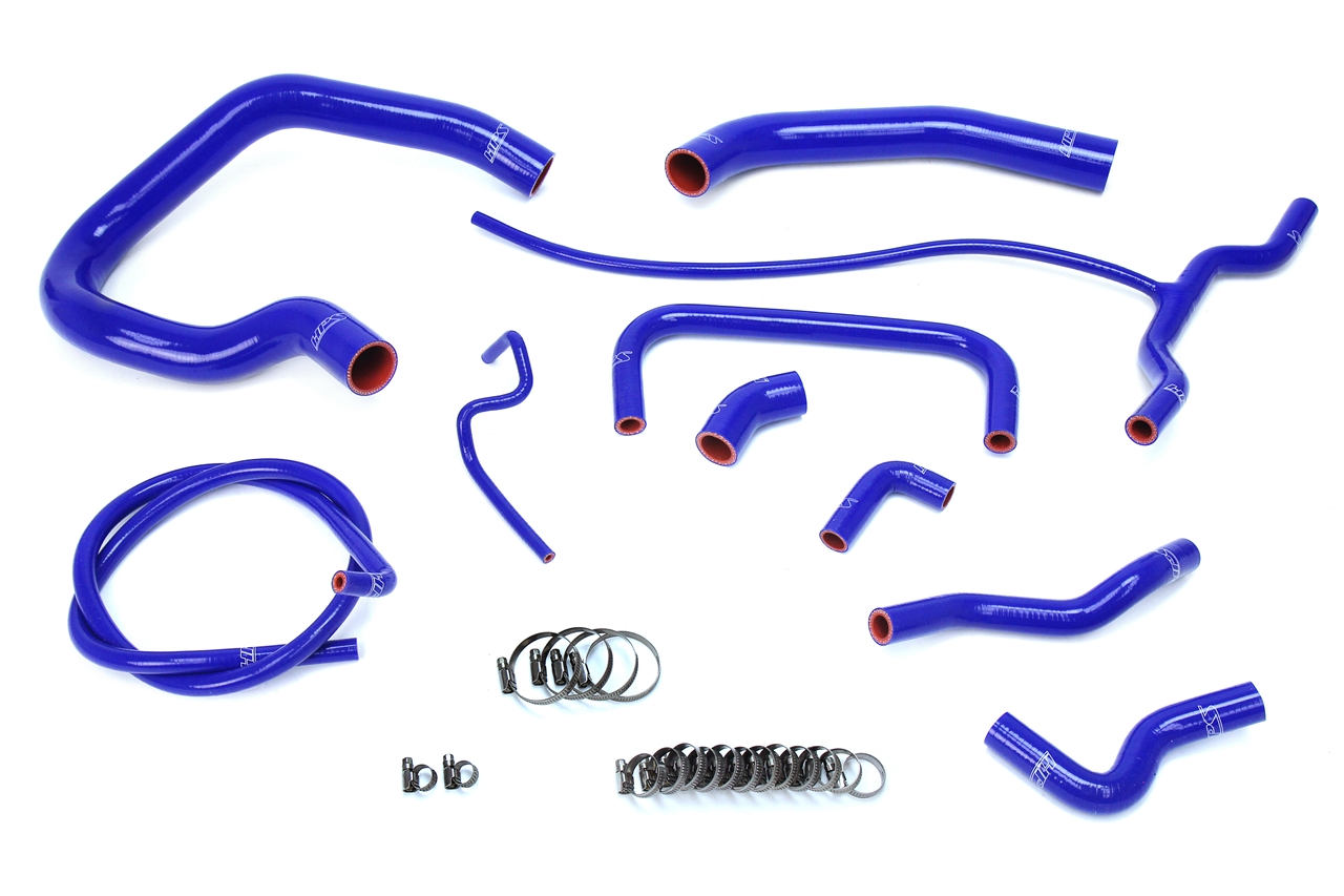 HPS Performance 57-1661-BLUE - High Temp 3-ply Reinforced Silicone,Replace Rubber Radiator Heater Coolant Hoses