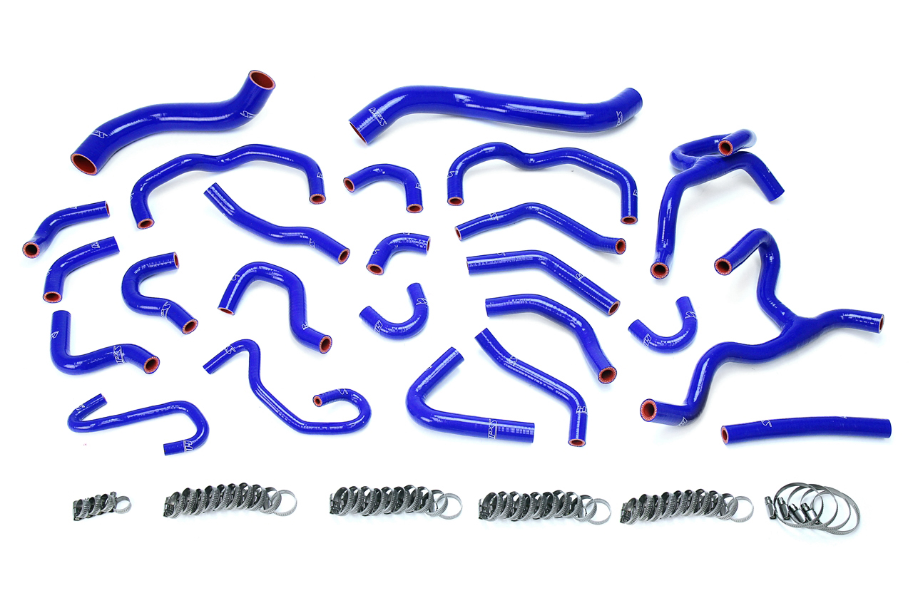 HPS Performance 57-1670-BLUE - High Temp 3-ply Reinforced Silicone,Replace Rubber Radiator Heater Coolant Hoses