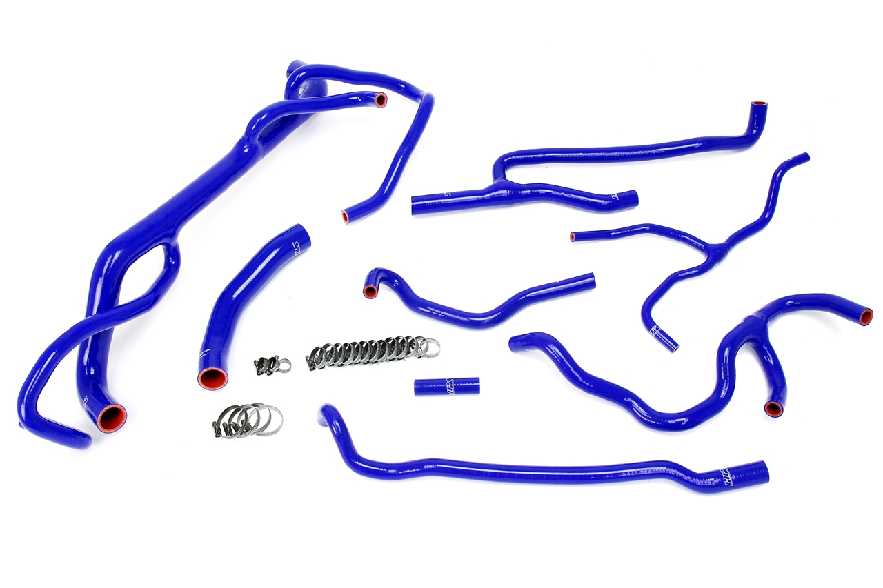 HPS Performance 57-1707-BLUE - High Temp 3-ply Reinforced Silicone,Replace Rubber Radiator Heater Coolant Hoses