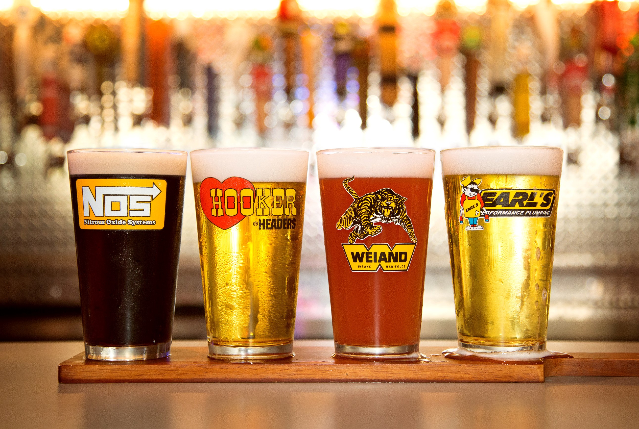 Holley 36-441 - Logo Pub Glass Assortment
