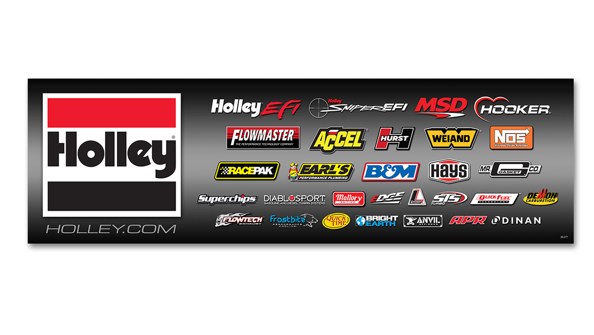 Holley 36-277 - Brands Banner