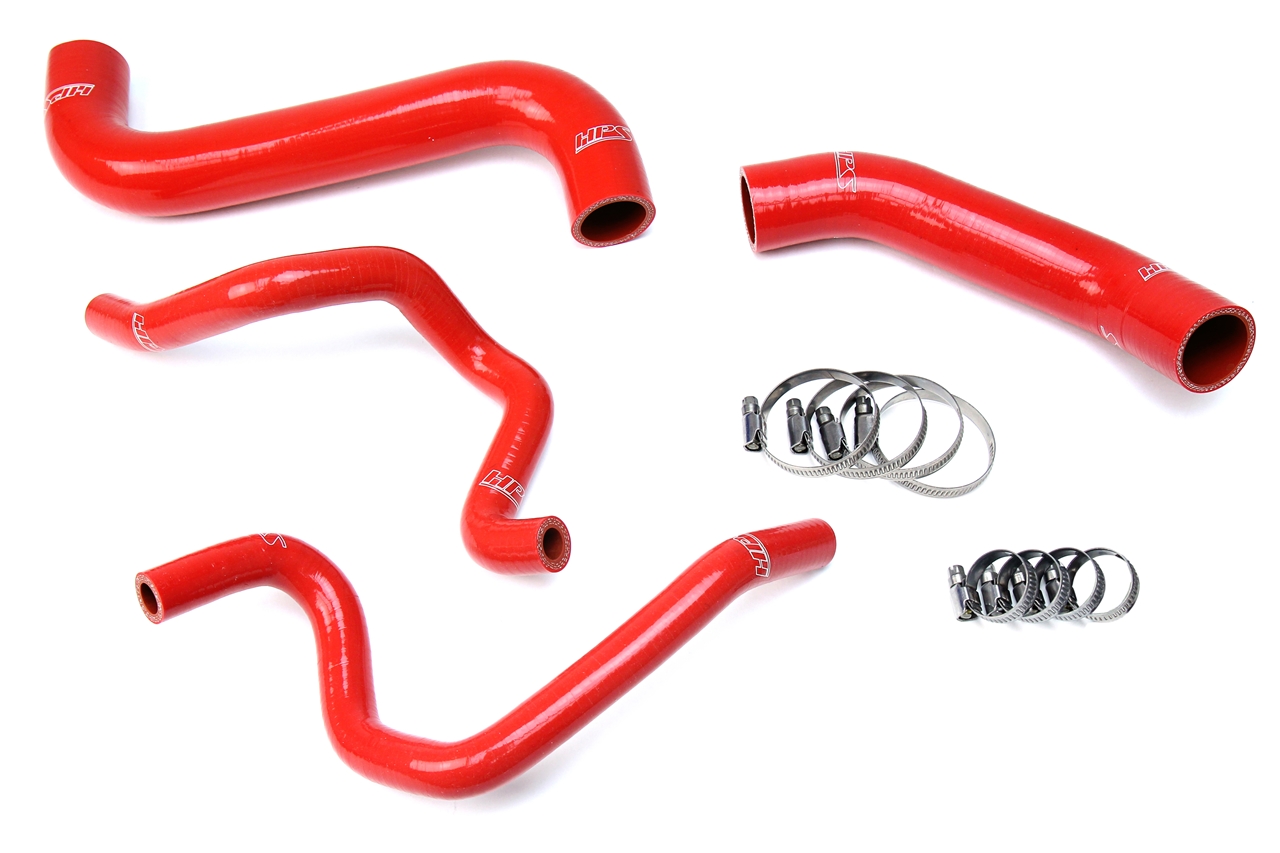 HPS Performance 57-1732-RED - High Temp 3-ply Reinforced Silicone,Replace Rubber Radiator Heater Coolant Hoses