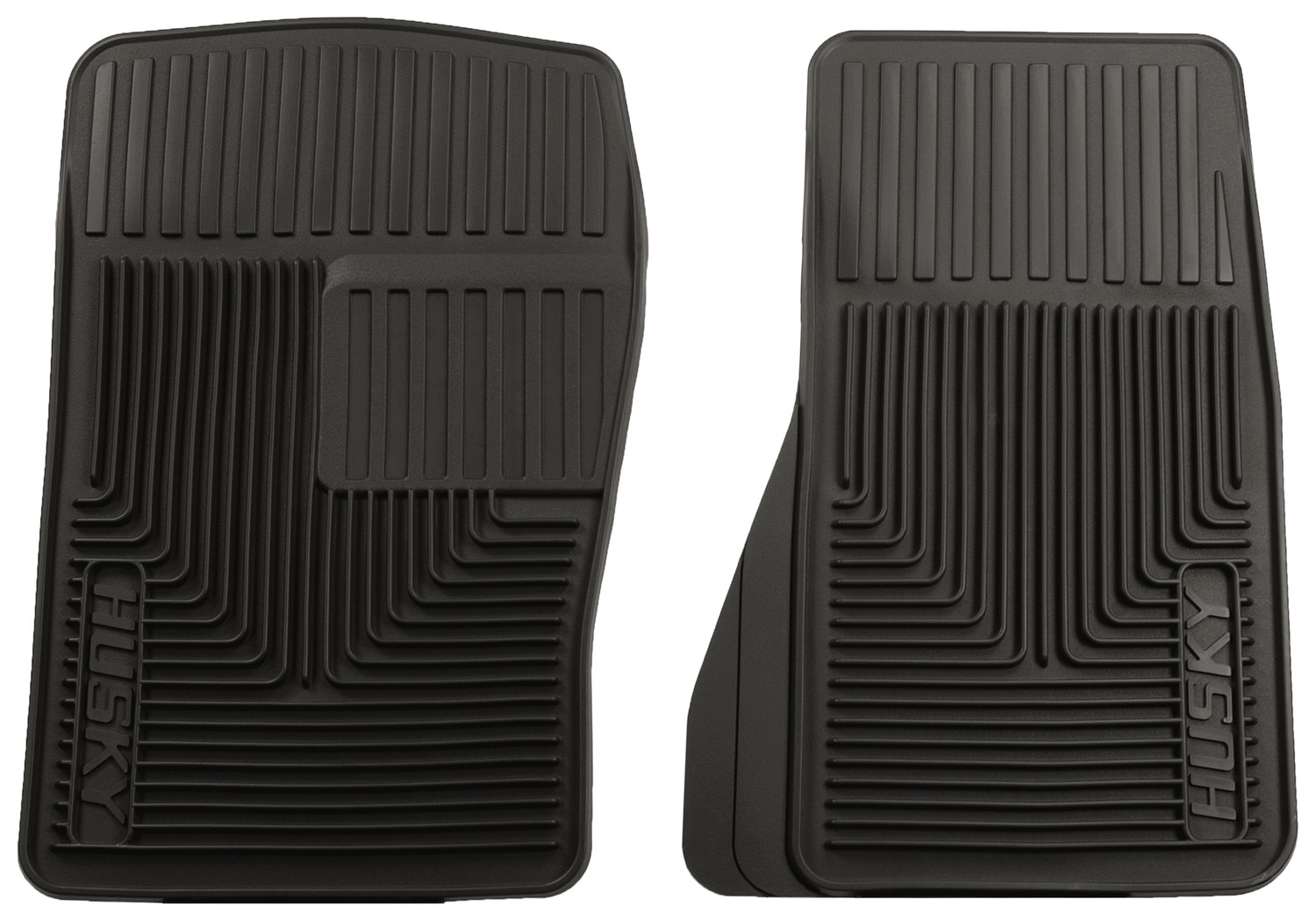 Husky Liners 51071 - 98-03 Dodge Durango/01-04 Chevy S-10 Pickup Heavy Duty Black Front Floor Mats