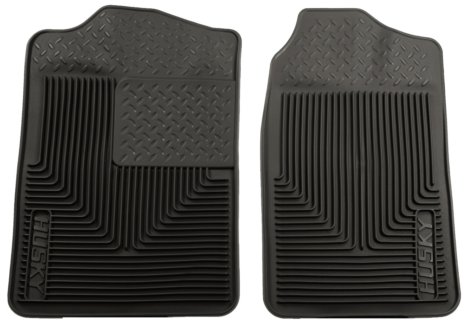 Husky Liners 51011 - 88-98 Chevy/GMC C/K Series Truck/73-93 Dodge Ram Heavy Duty Black Front Floor Mats