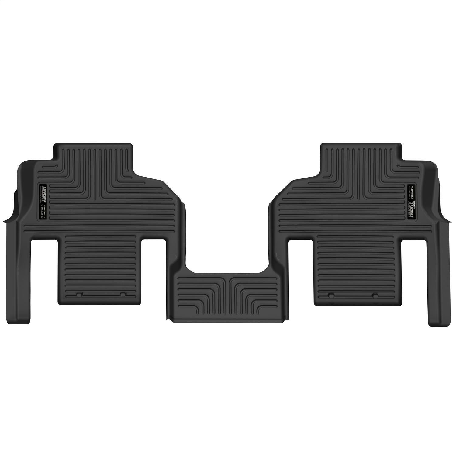 Husky Liners 51411 - 2022 Jeep Wagoneer w/2nd Row Bucket Seats X-Act Contour Floor Liners (2nd Seat) - Blk Husky Liners 51411 - 2022 Jeep Wagoneer w/2nd Row Bucket Seats X-Act Contour Floor Liners (2nd Seat) - Blk