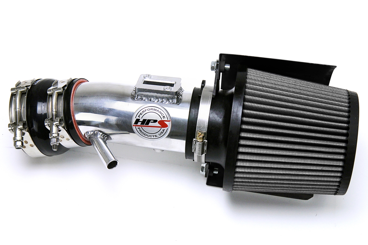 HPS Performance 827-572P - Increase Horsepower and Torque,Heat Shield,High Flow Performance Air Filter