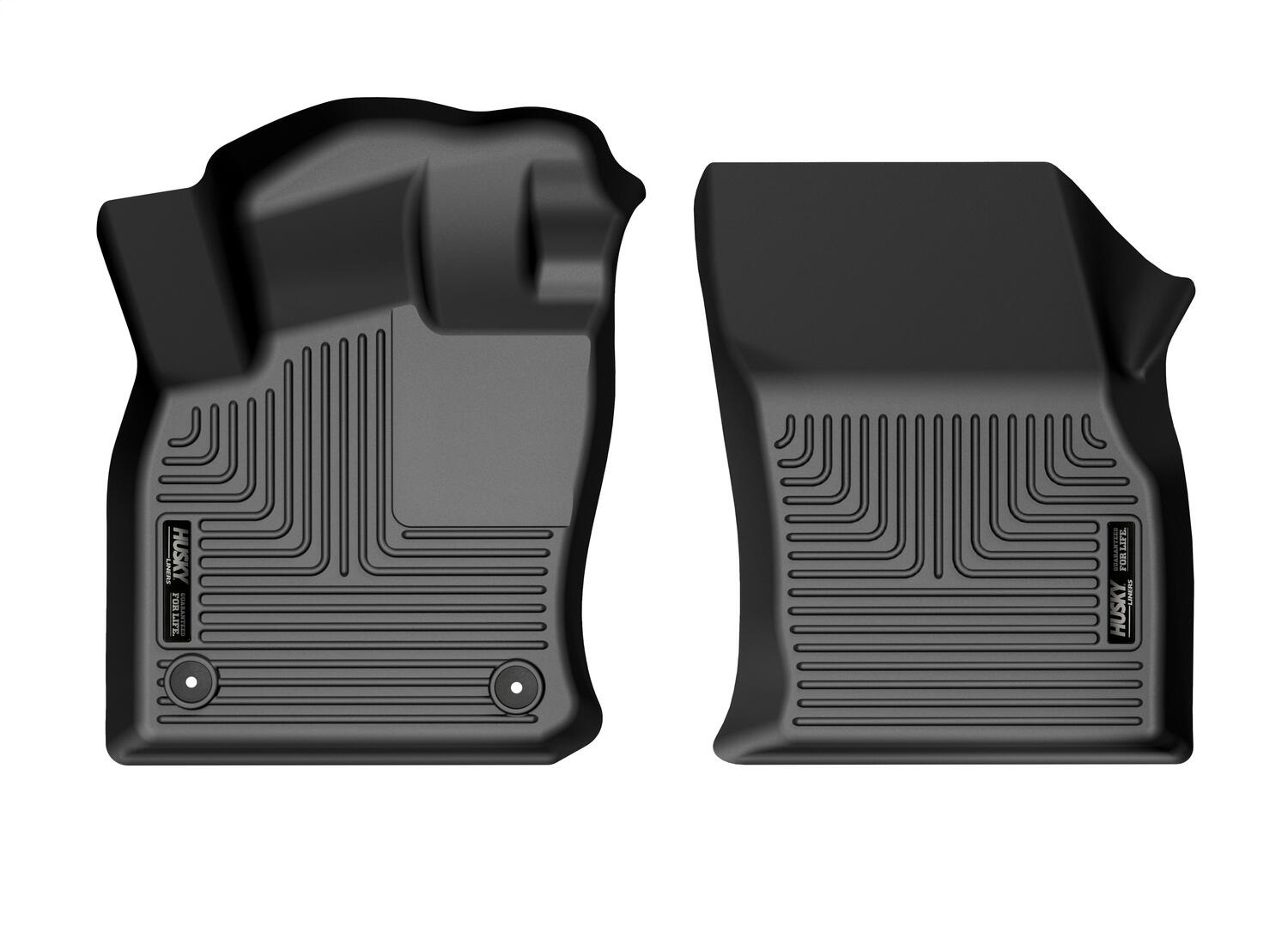 Husky Liners 51661 - 18-22 Volkswagen Tiguan Black Front Floor Liners Husky Liners 51661 - 18-22 Volkswagen Tiguan Black Front Floor Liners