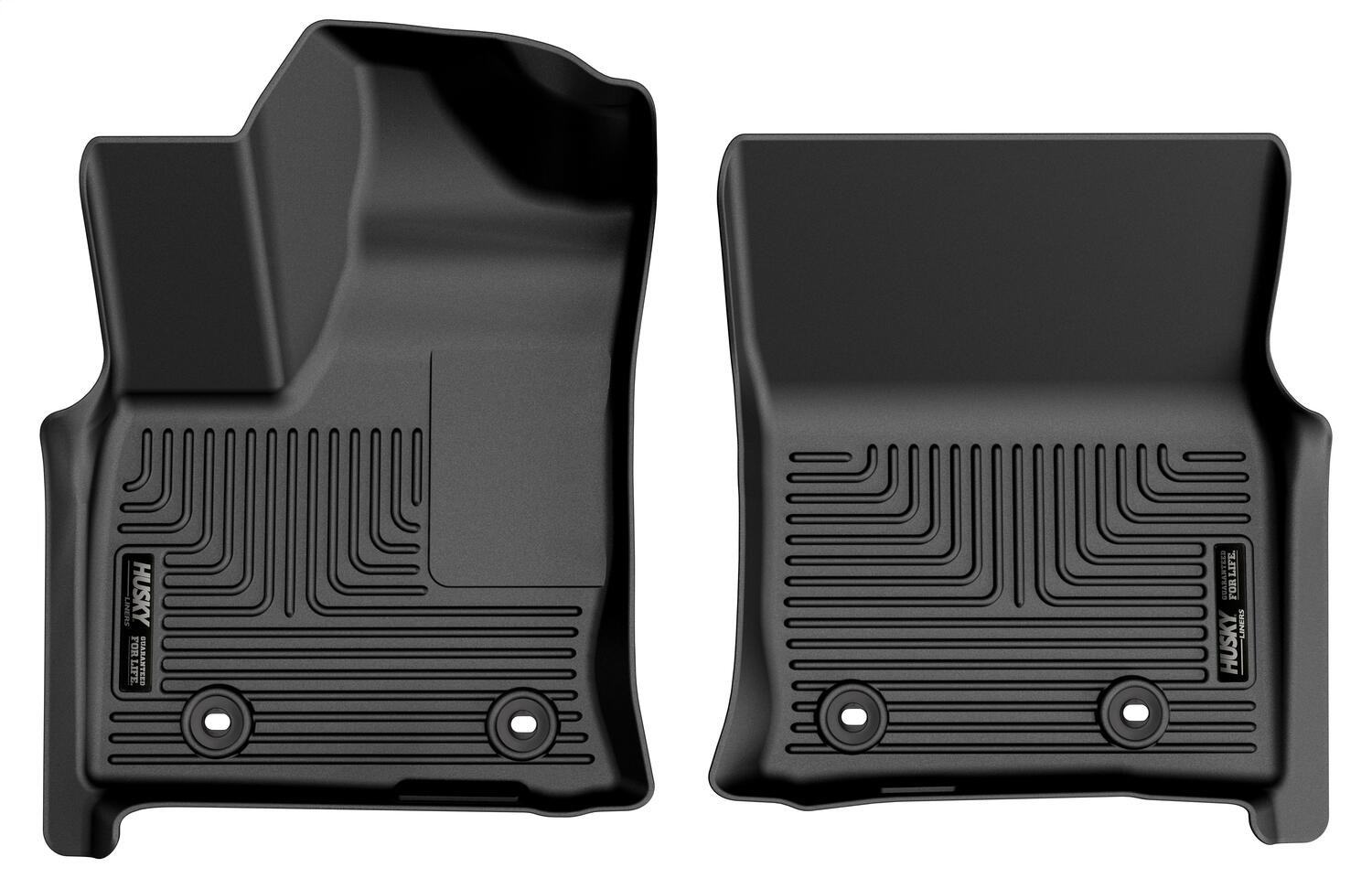 Husky Liners 50871 - 22-23 Lexus LX600 X-Act Contour Black Front Floor Liners Husky Liners 50871 - 22-23 Lexus LX600 X-Act Contour Black Front Floor Liners