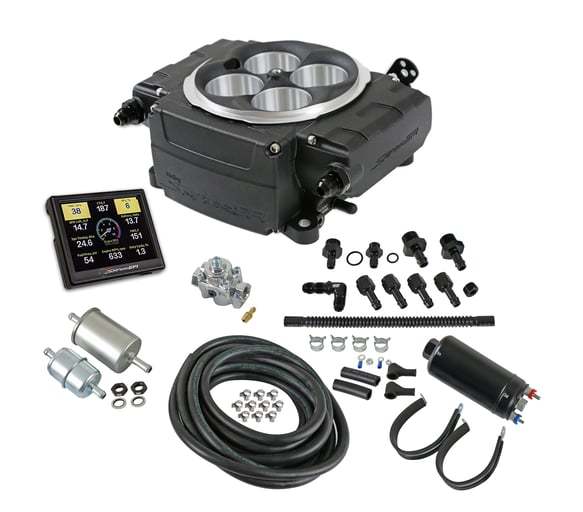 Holley 550-511-3XK - Sniper 2 EFI Master Kit Black wo/PDM
