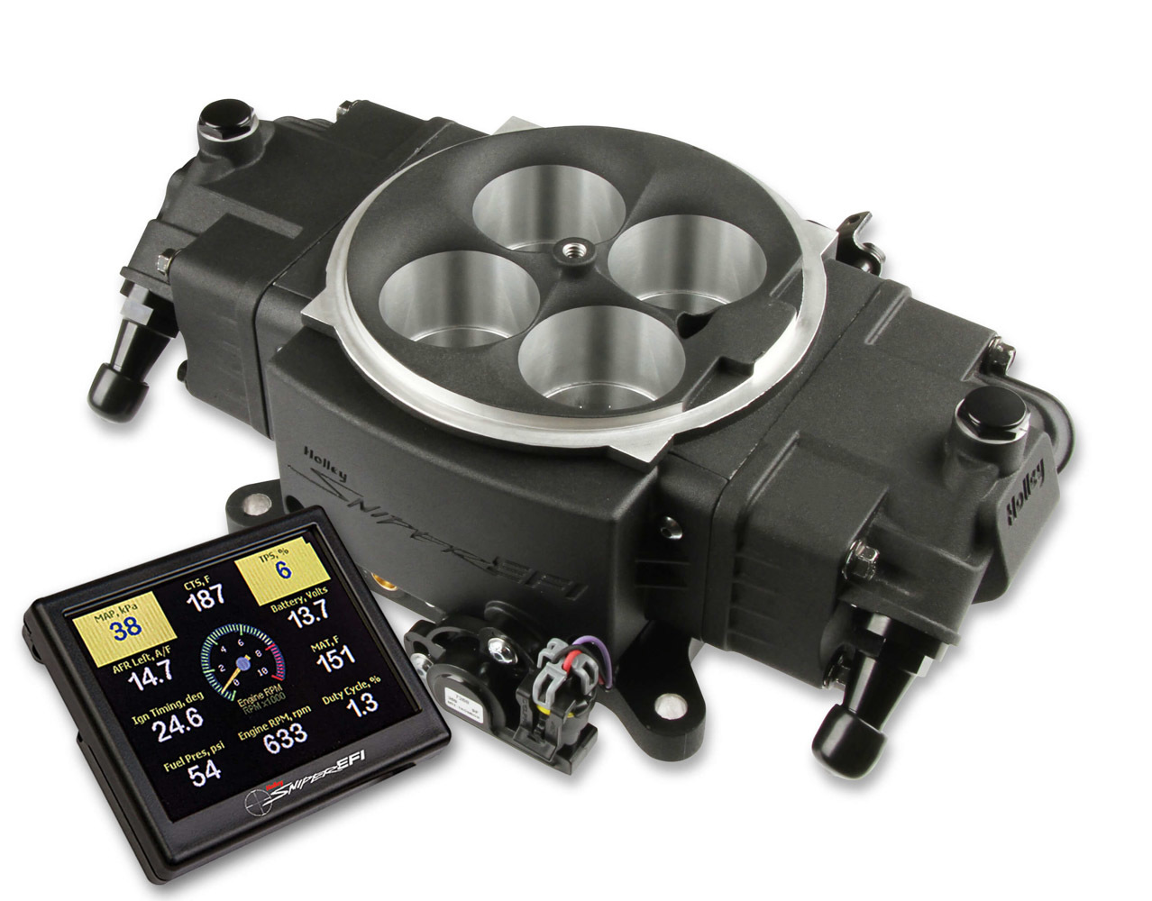 Holley 550-877 - EFI Sniper 4150 Kit Black Finish