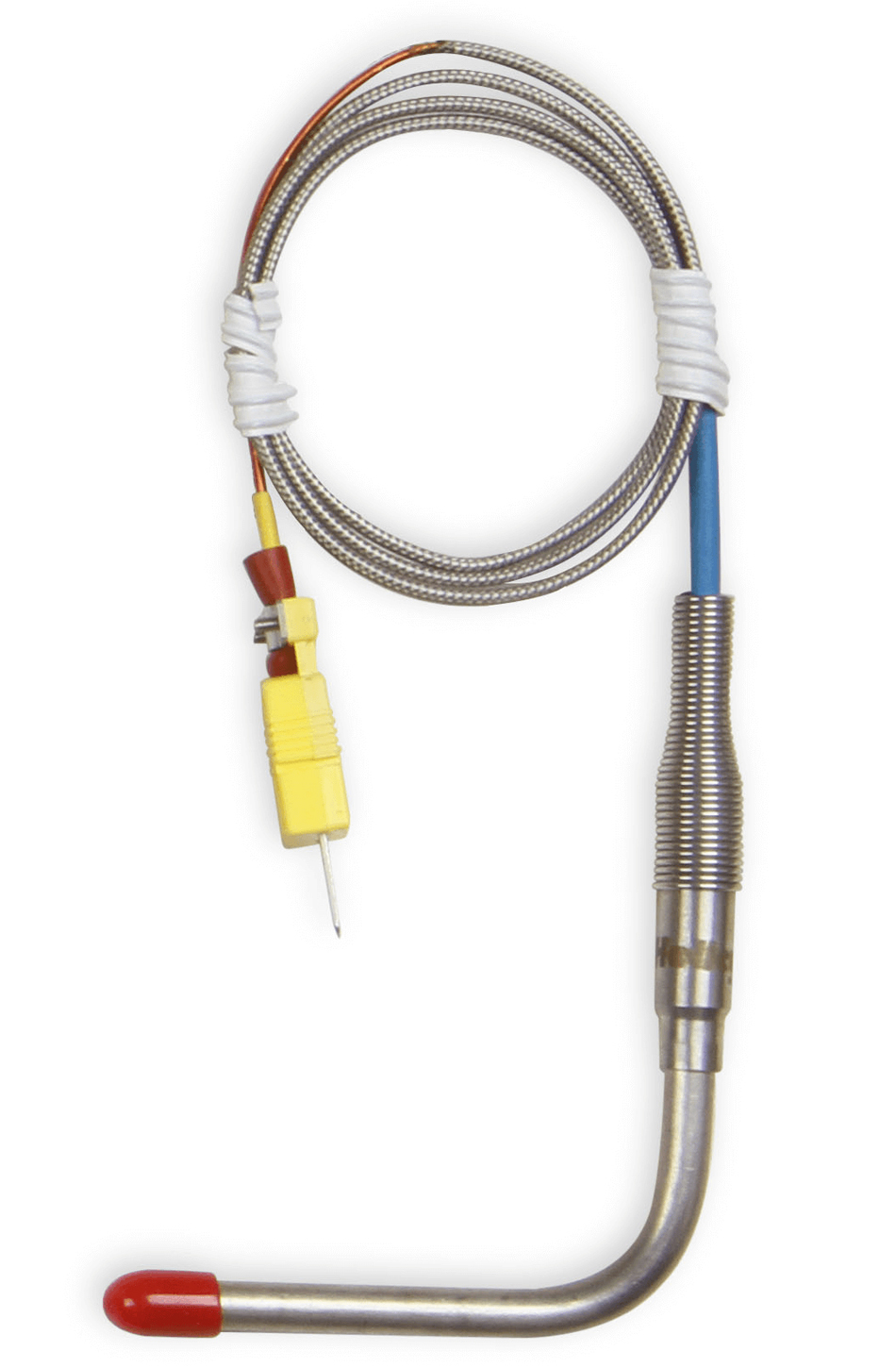 Holley 554-178 - 1/4 EGT Probe - Open Tip 90-Degree 32.25in Length