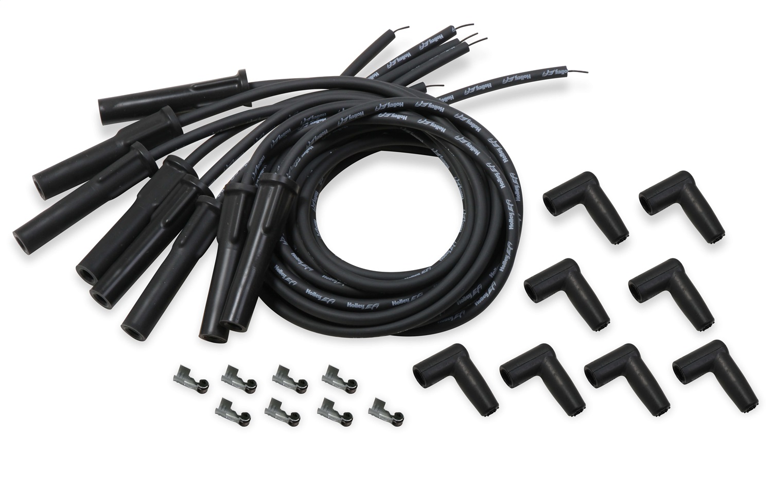 Holley 561-113 - Spark Plug Wire Set Univ GM LS Cut to Fit - Black Holley 561-113 - Spark Plug Wire Set Univ GM LS Cut to Fit - Black
